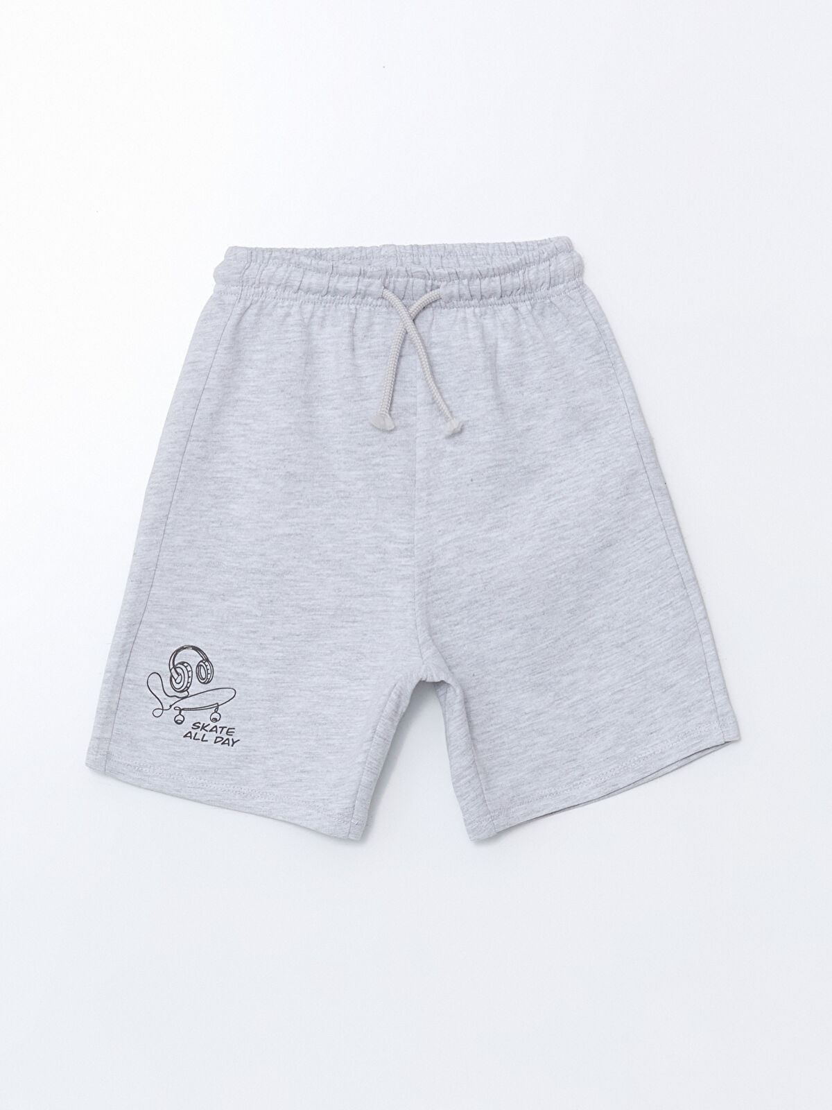 LCW Kids Beli Lastikli Baskılı Erkek Çocuk Şort