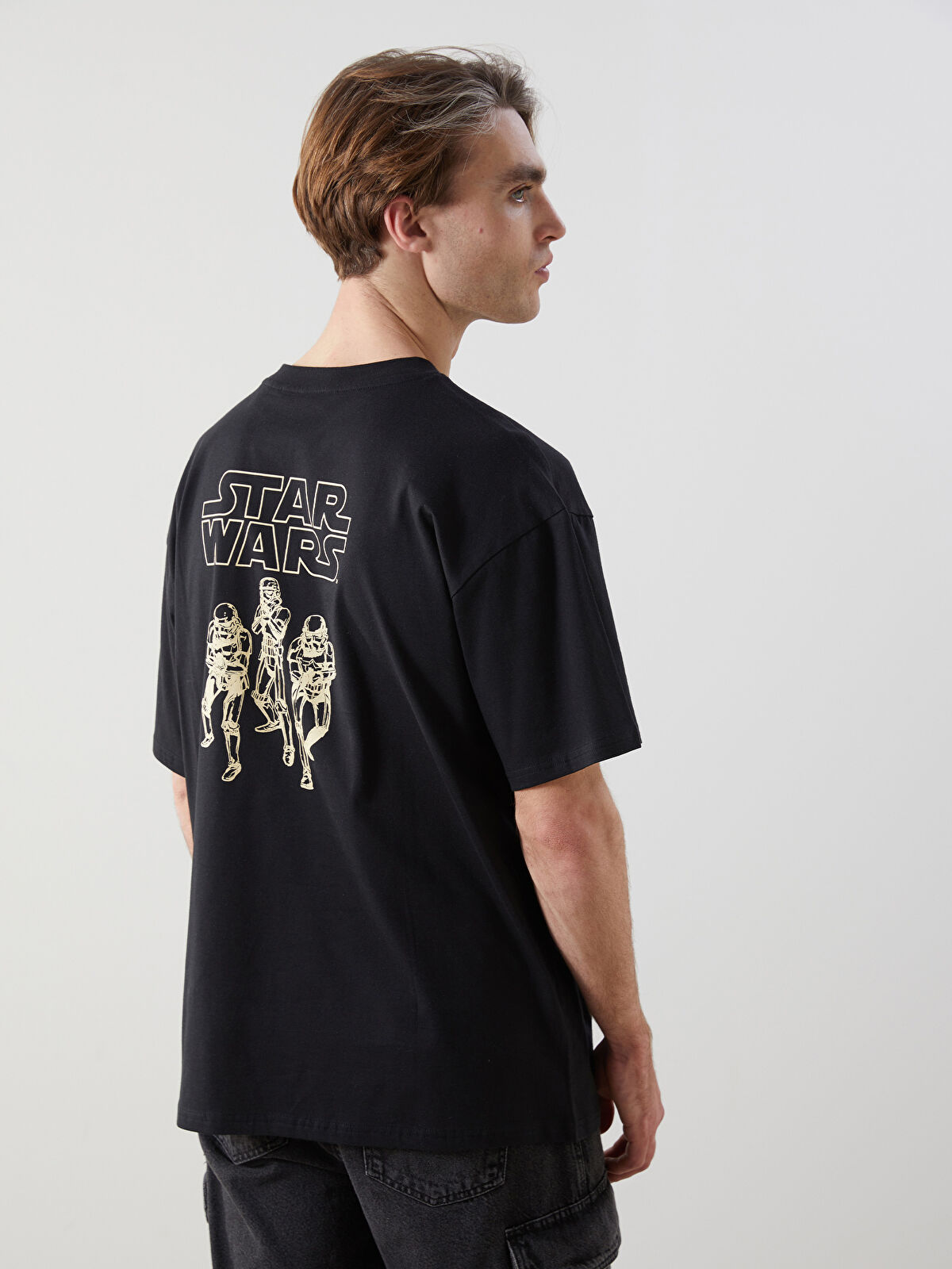 XSIDE Crew Neck Star Wars Printed Men's T-Shirt -S5II25Z8