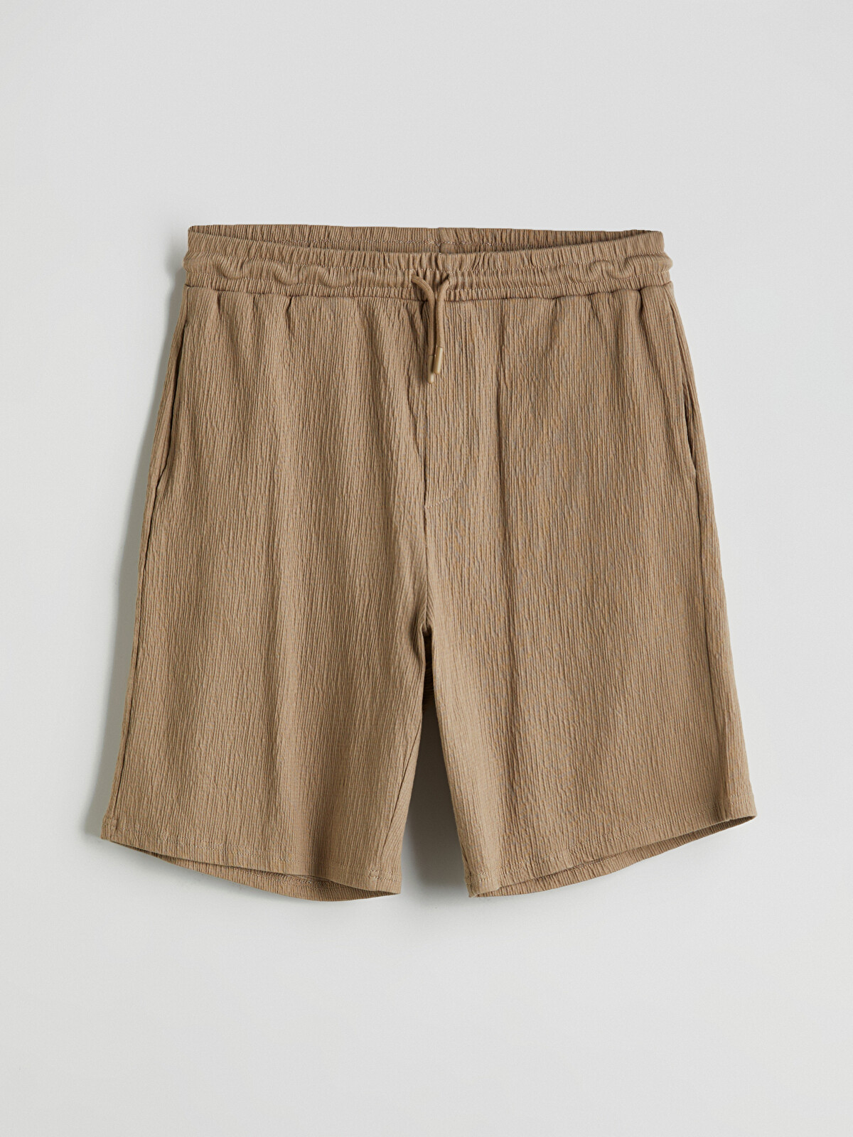 XSIDE Standard Fit Men's Shorts with Waist Tie Detail - S5IL66Z8