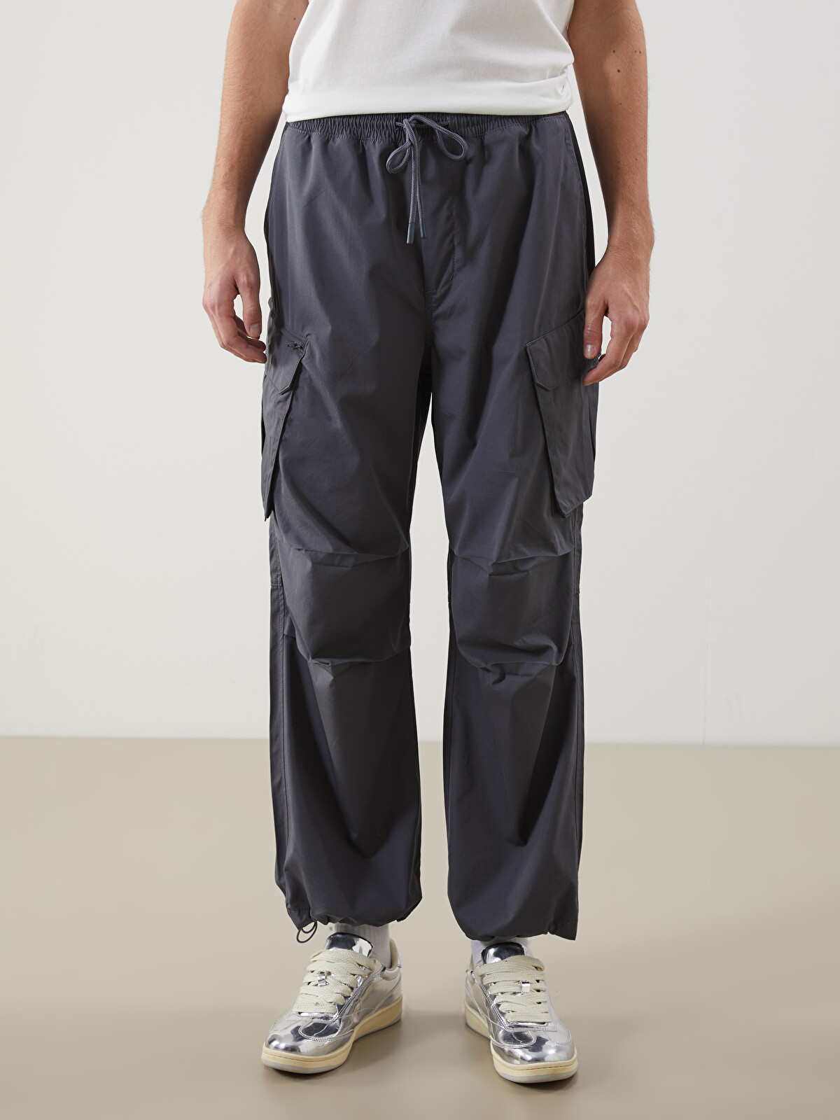 XSIDE Relaxed Fit Twill Men's Cargo Trousers - S5IP58Z8-SUV | LC