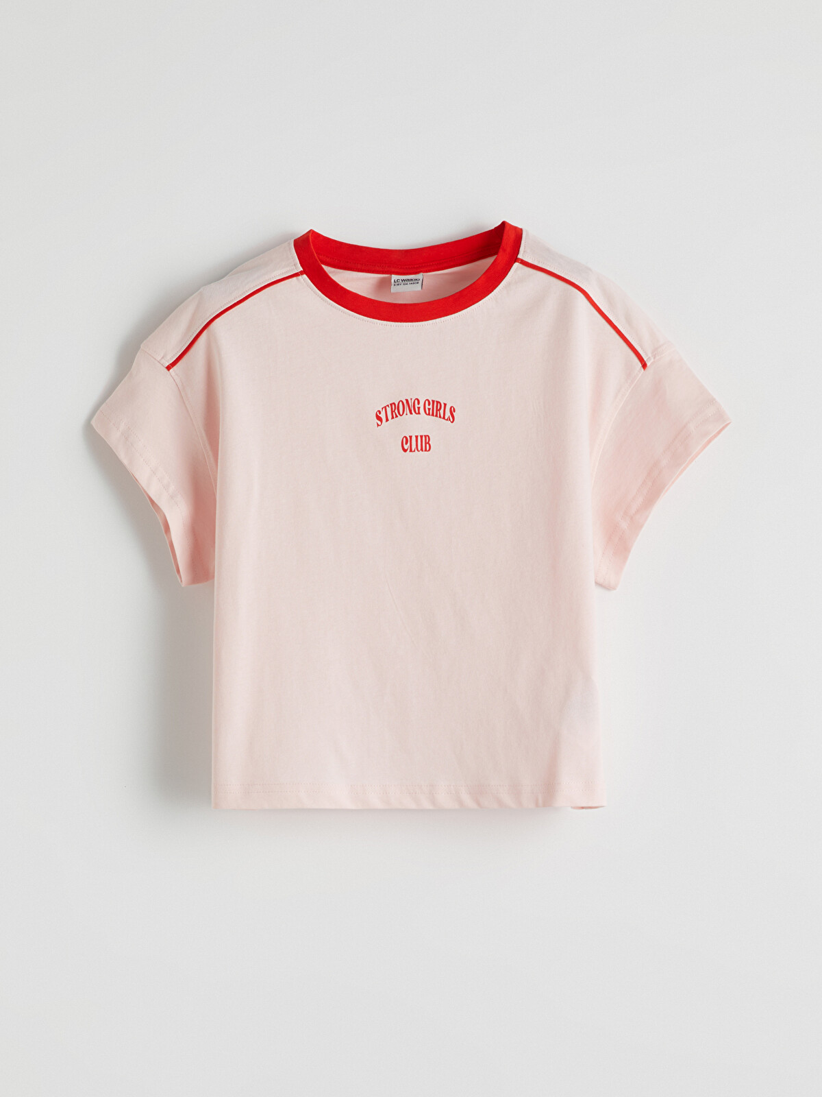LCW Kids Crew Neck Girls' T-shirt - S5IQ00Z4-FRA | LC Waikiki