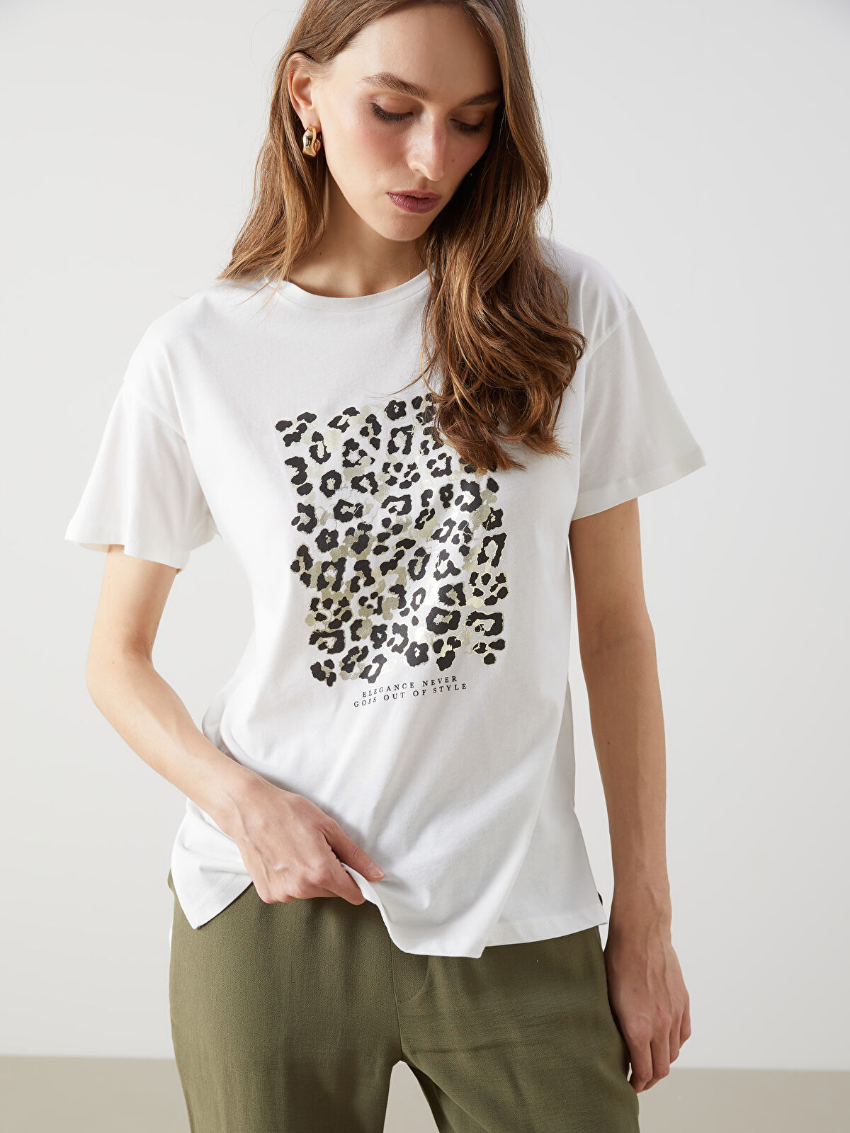 davryu leopard TEE ホワイト Lサイズ l_20251-s5iv60z8-r9j-86-63-92-