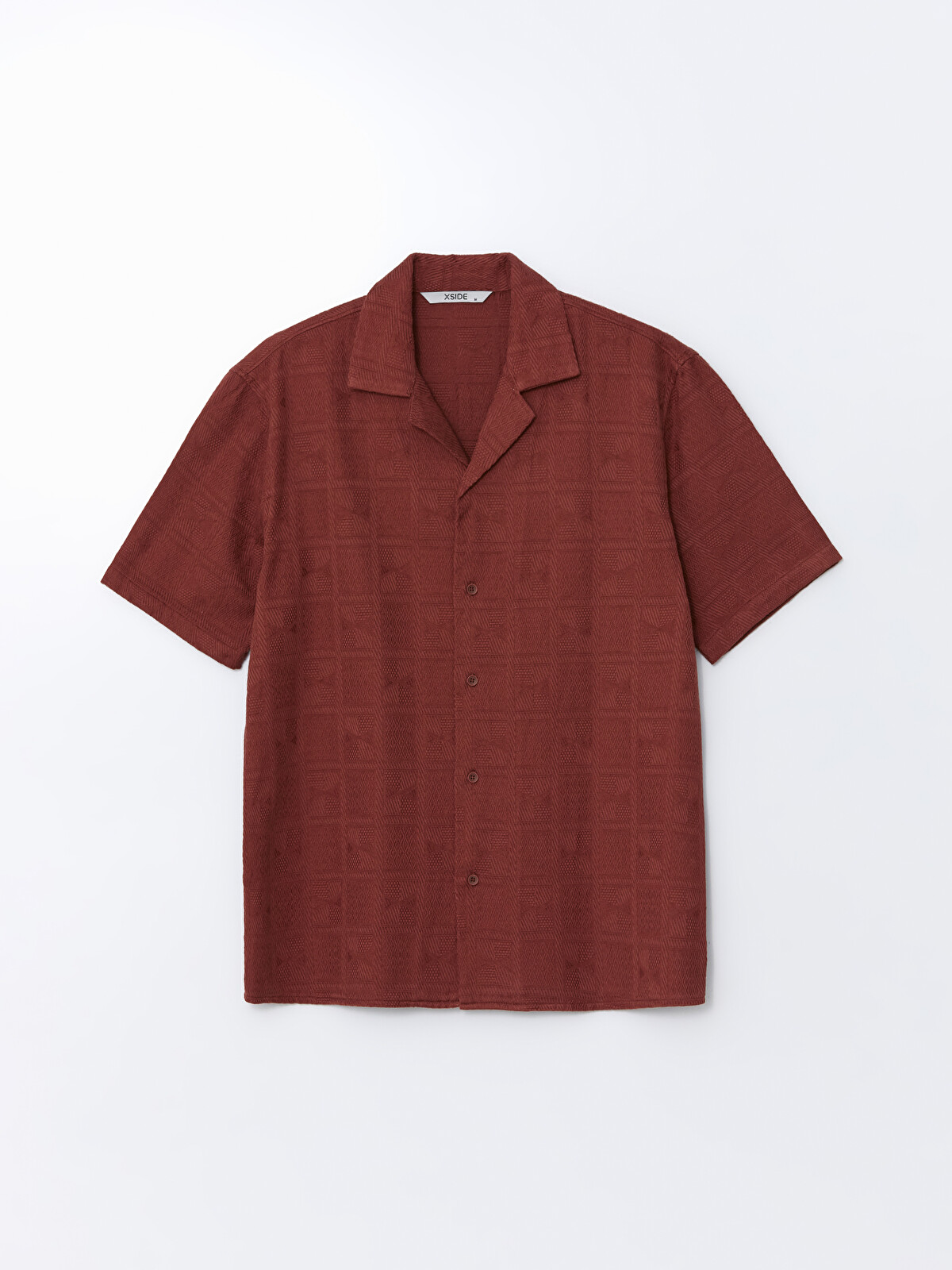XSIDE Relaxed Fit Short Sleeve Men's Shirt - S5J136Z8-J0X | LC Waikiki