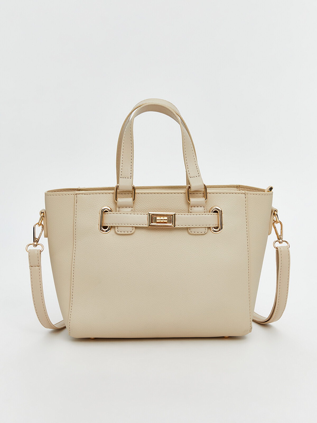 78様 LCW ACCESSORIES Ekru Deri Görünümlü Kadın Omuz Çantası - S5J403Z8