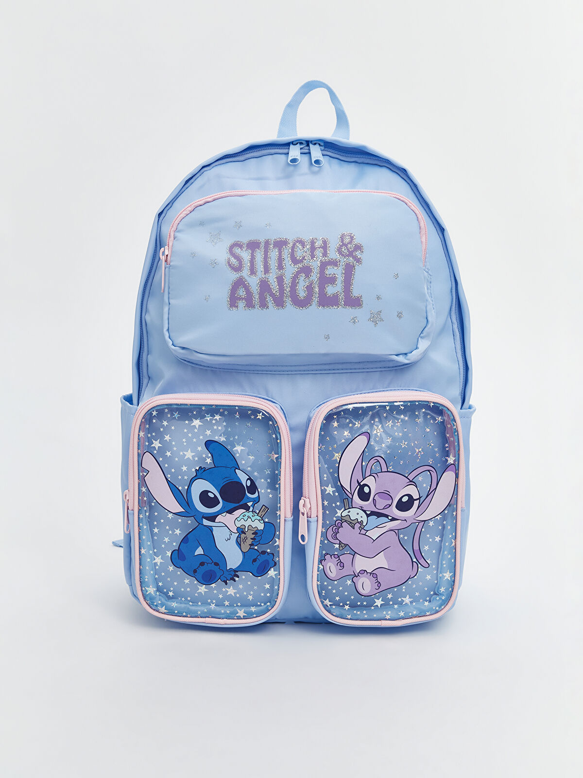 LCW ACCESSORIES Lilo and Stitch Printed Girls' Backpack LCW ACCESSORIES Lilo and Stitch Printed Girls' Backpack