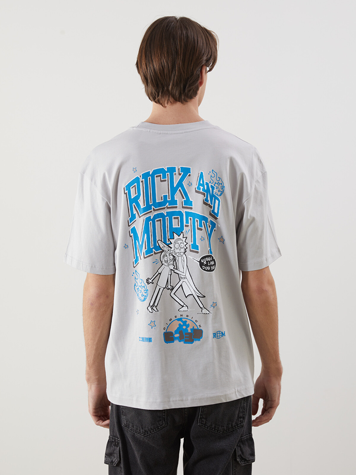 XSIDE Crew Neck Rick and Morty Printed Men's T-Shirt - S5JB84Z8