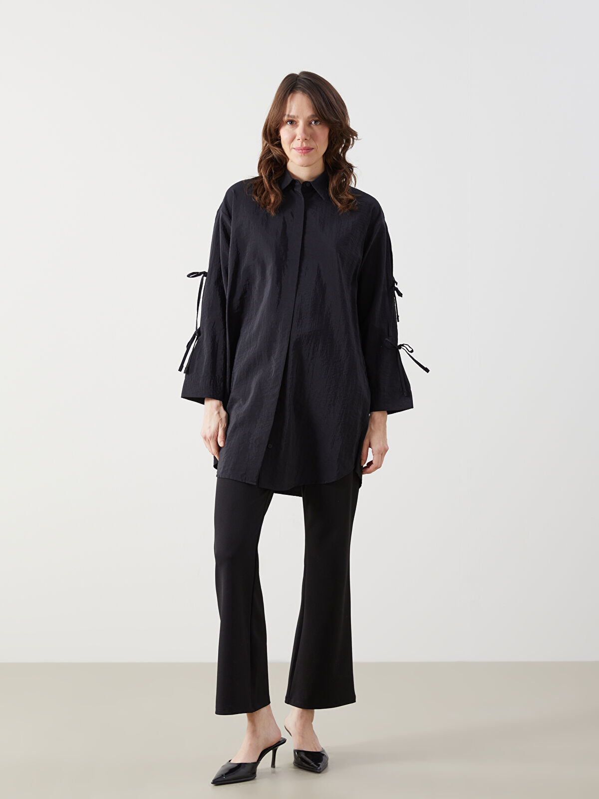 LCWAIKIKI Classic Siyah Dar Fit Kadın Pantolon - S5JT95Z8-CVL | LCW