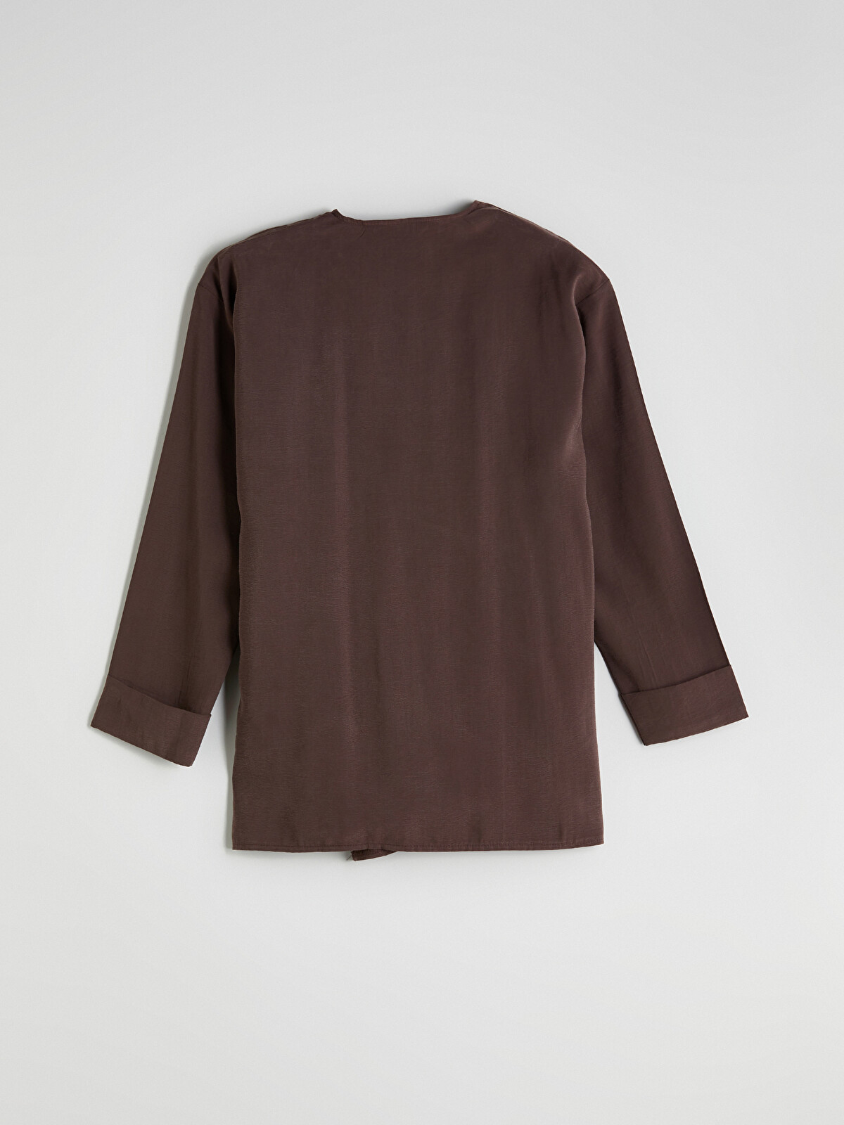 LCW Modest Kruvaze Yaka Modal Karışımlı Kadın Kimono - S5K325Z8