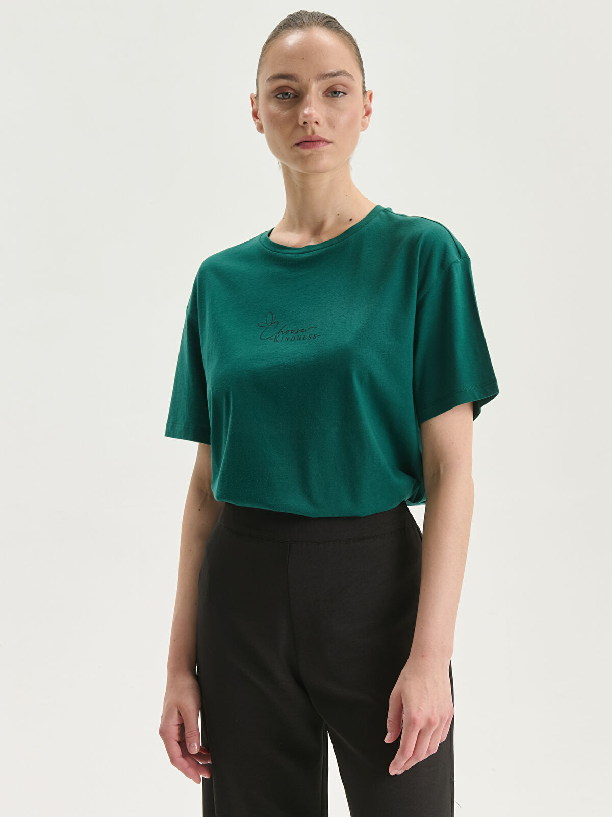 LCWAIKIKI Classic Crew Neck Printed Women's T-Shirt