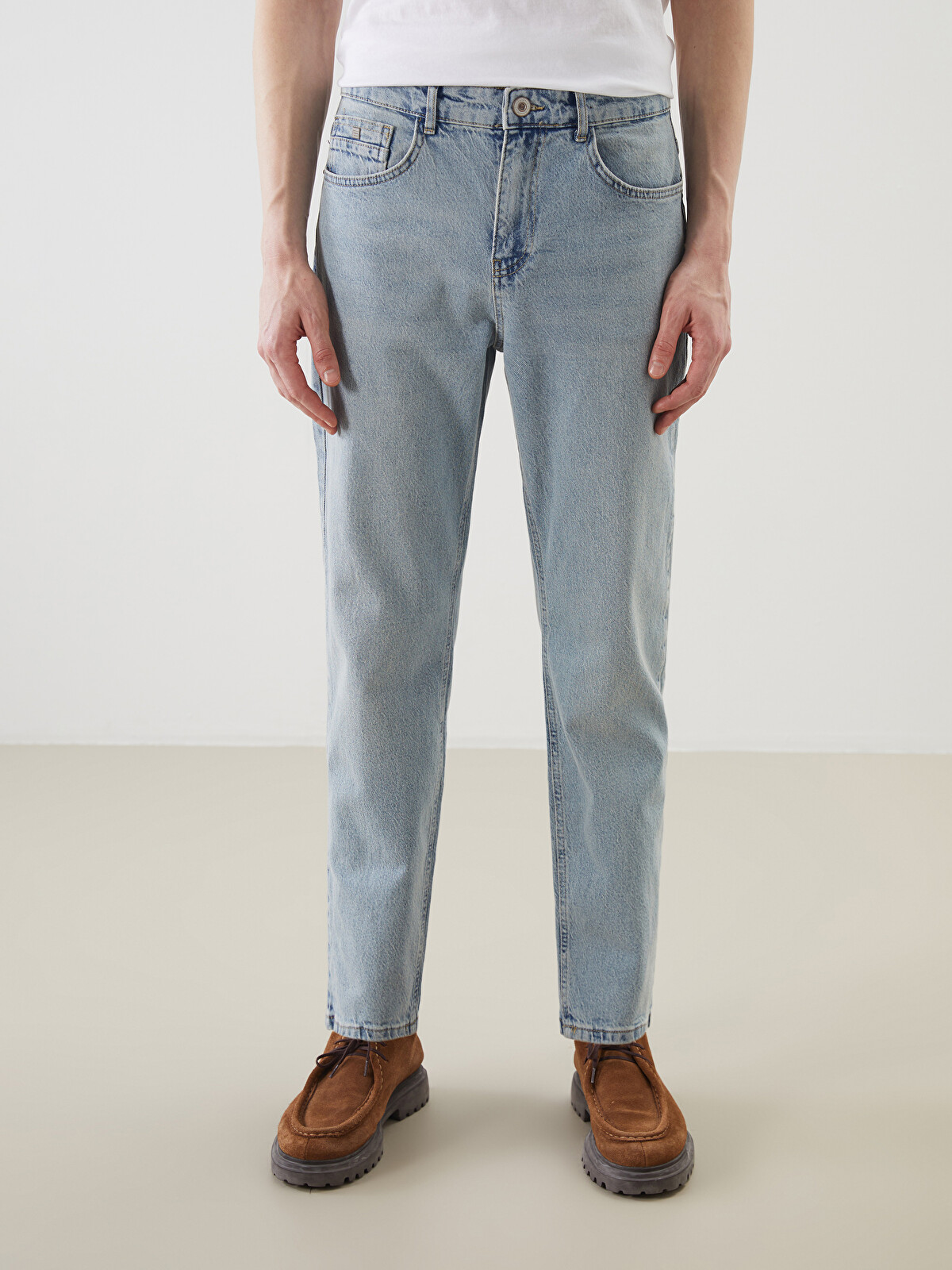 LCW Jeans İndigo 710 Loose Fit Erkek Jean Pantolon - S5KC98Z8-311