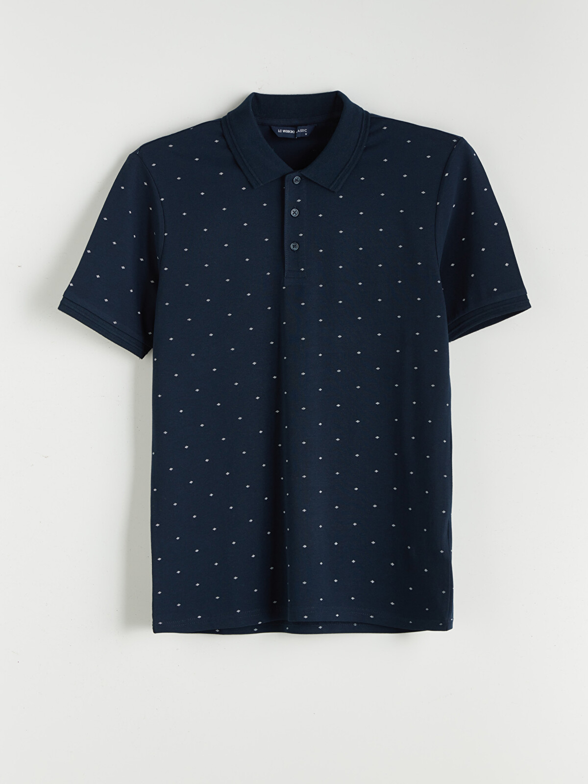 ULTERIOR ニットポロ LCWAIKIKI Classic Tricou Polo Guler Înalt Cu Model Pique pentru