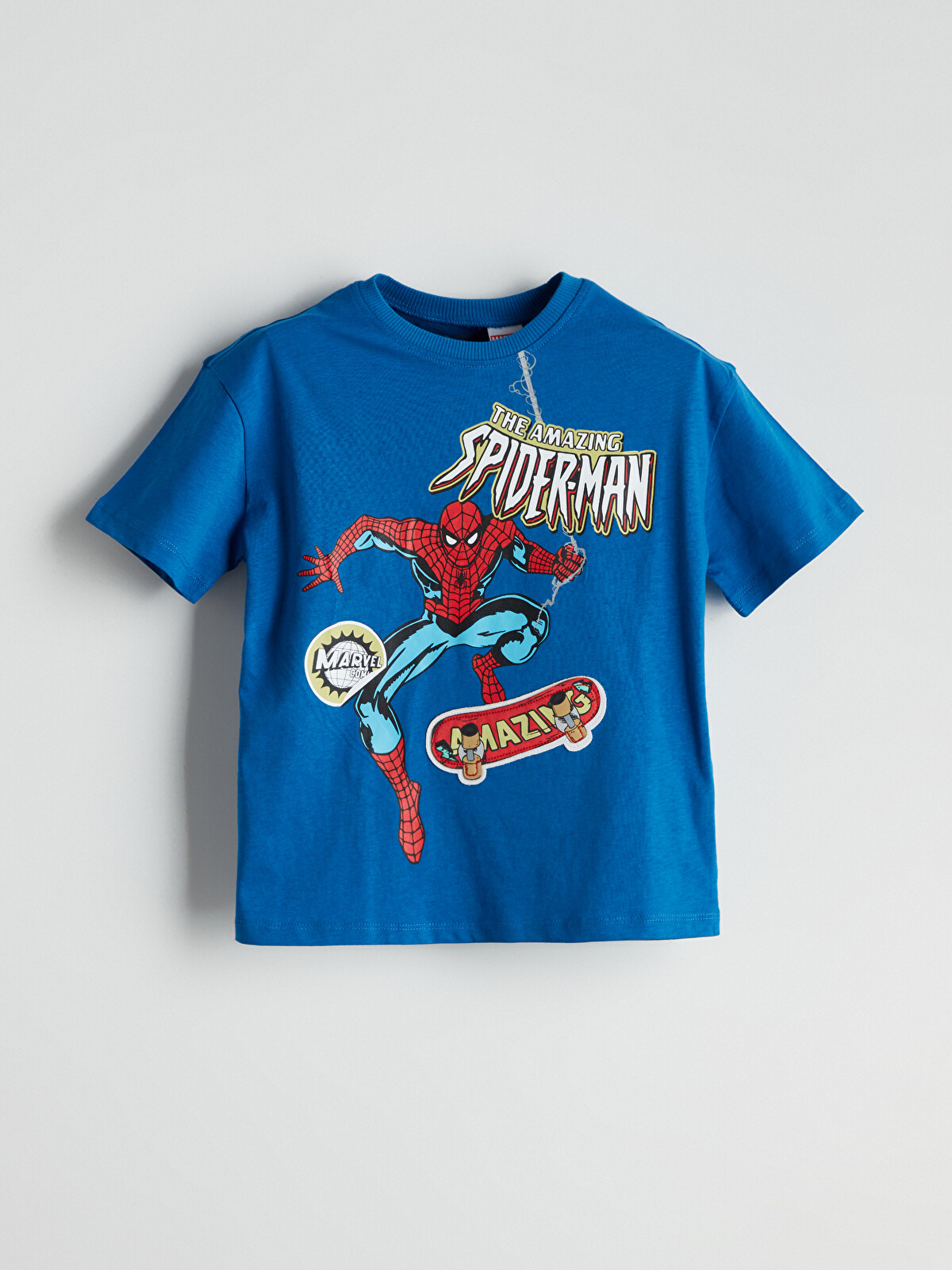 LCW Kids Spiderman Baskılı Erkek Çocuk Tişört - S5KG88Z1-HMA | LC