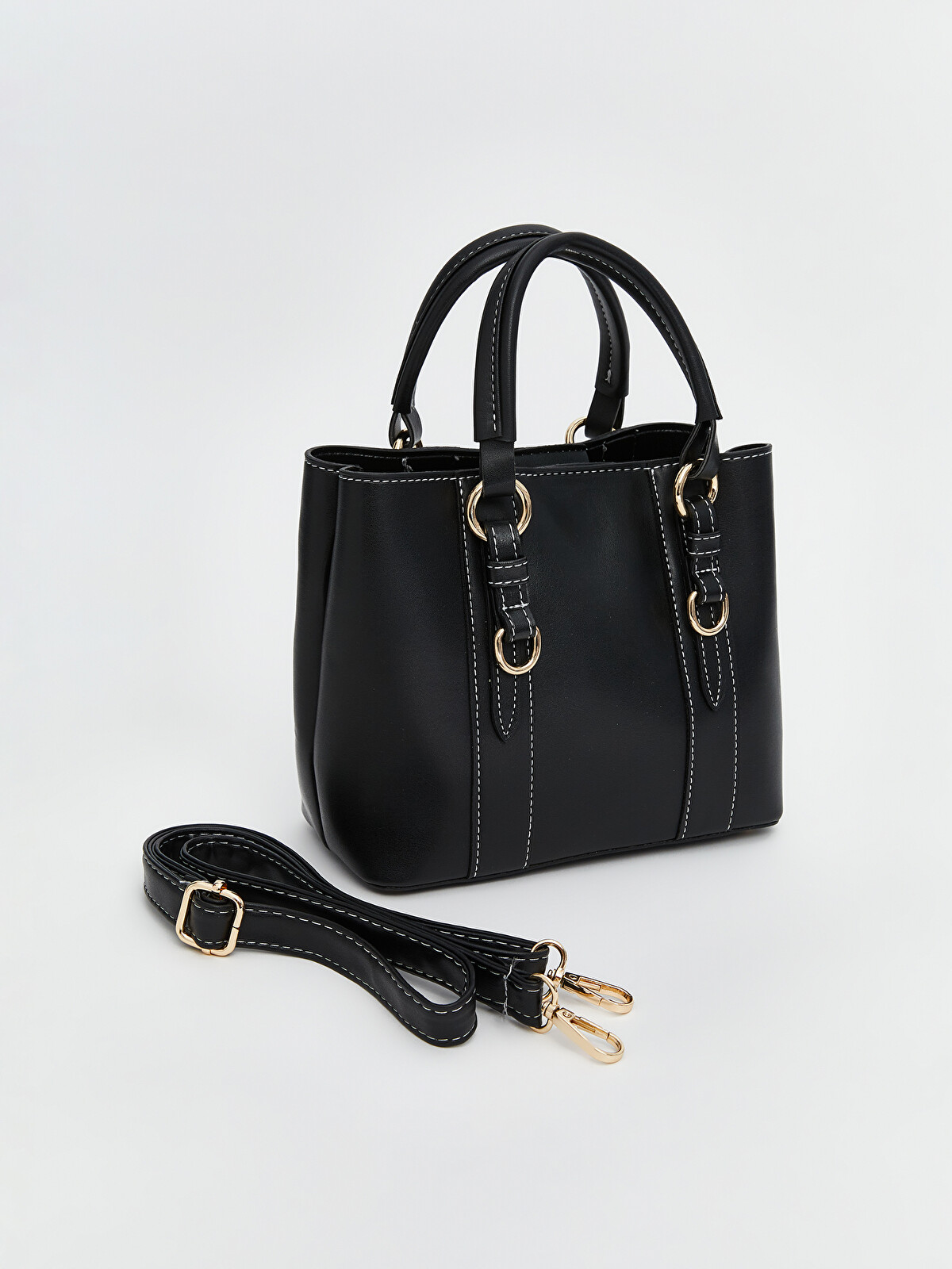 LCW ACCESSORIES Siyah Çıkarılabilir Askılı Kadın Omuz Çantası