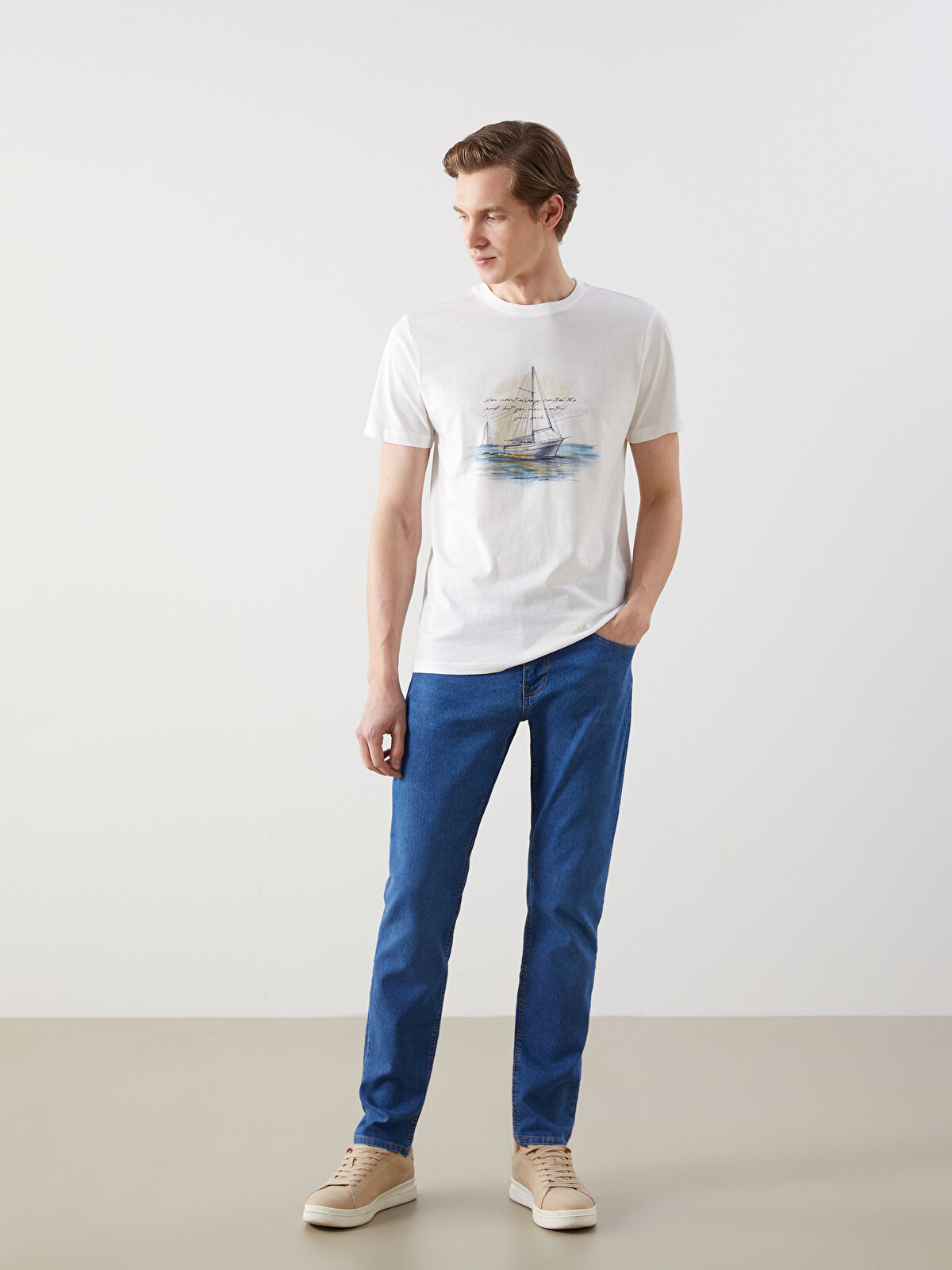 LCW ECO Slim Fit Erkek Jean Pantolon - S5KK64Z8-507 | LC Waikiki