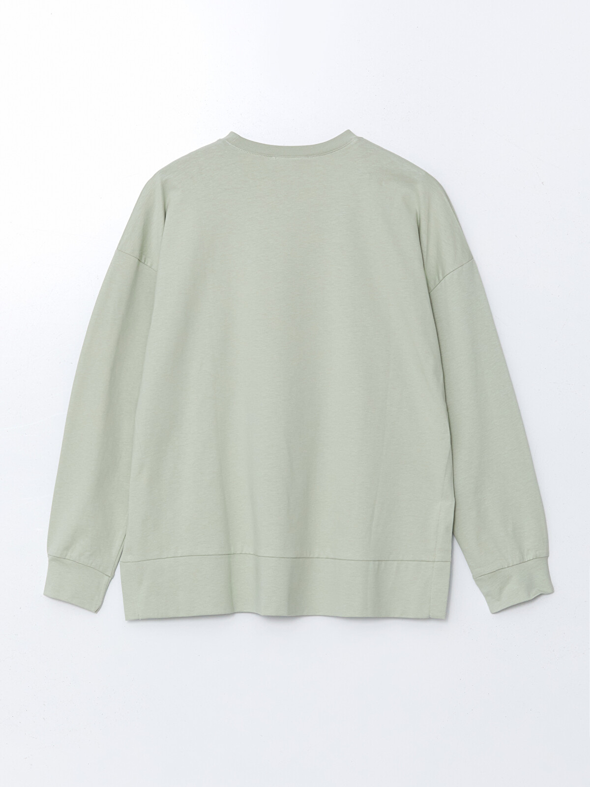 LCW Modest Yeşil Bisiklet Yaka Kadın Sweatshirt - S5KY06Z8-GMG | LCW