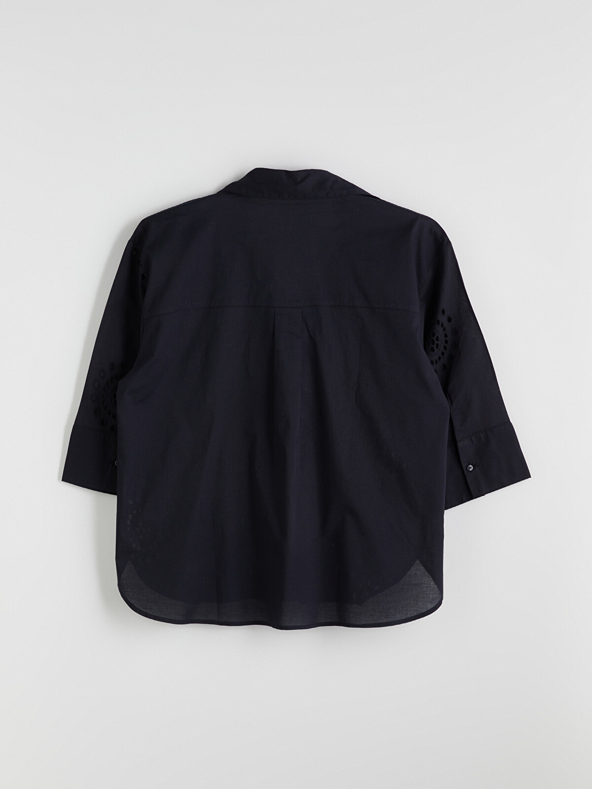 LCW Vision Openwork Oversize Women's Shirt - S5L092Z8-CVL - LC Waikiki