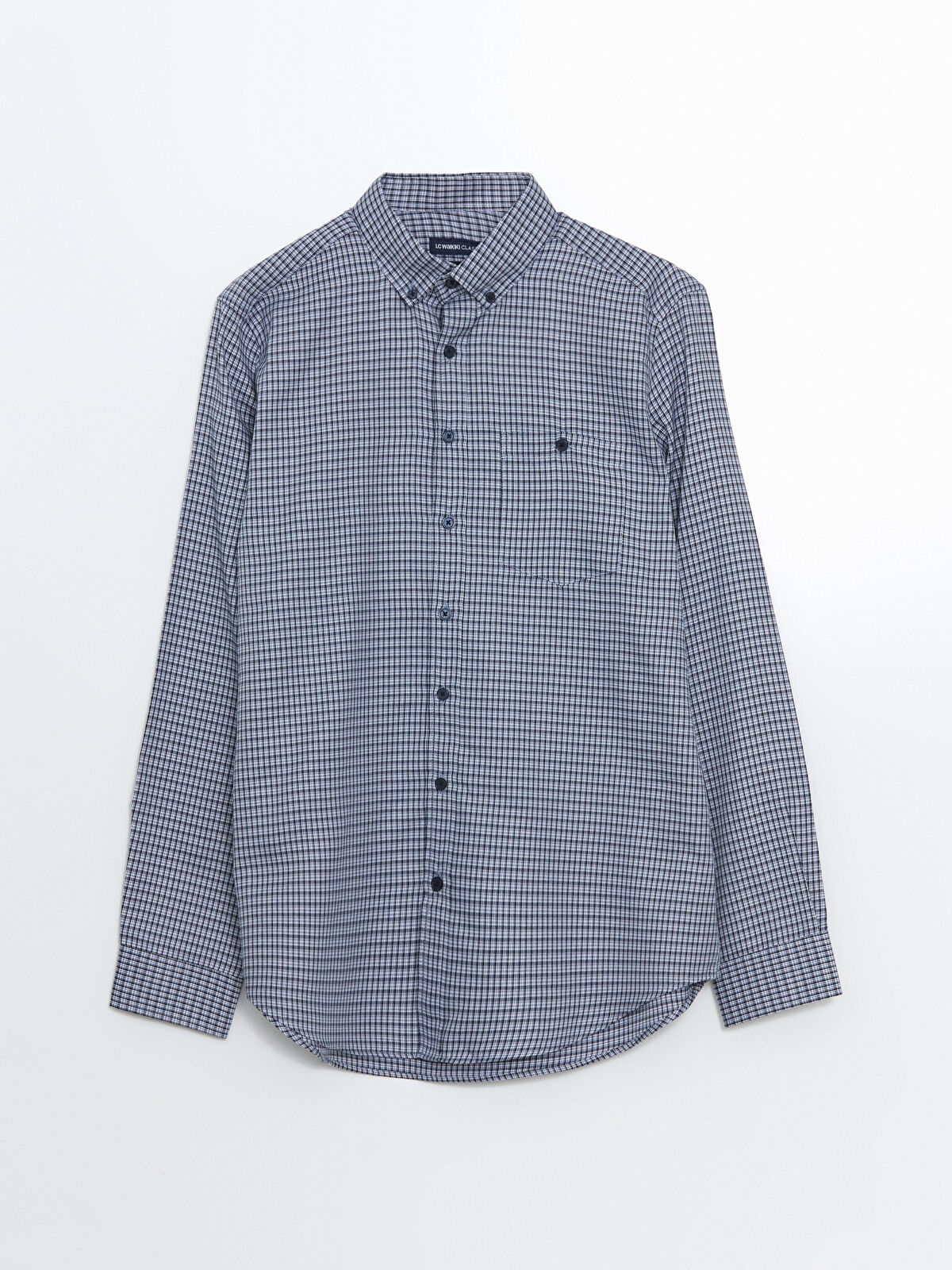 紫玉りです:D LCWAIKIKI Classic Regular Fit Long Sleeve Plaid Men's Shirt