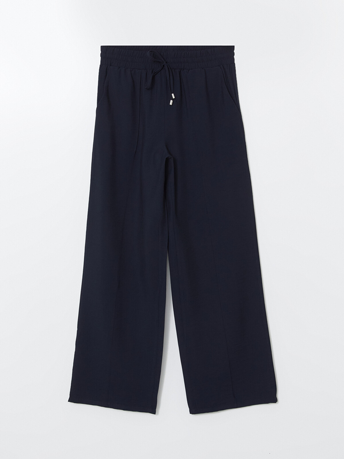 LCW Modest Beli Lastikli Geniş Paça Kadın Pantolon - S5LD78Z8-ZAM