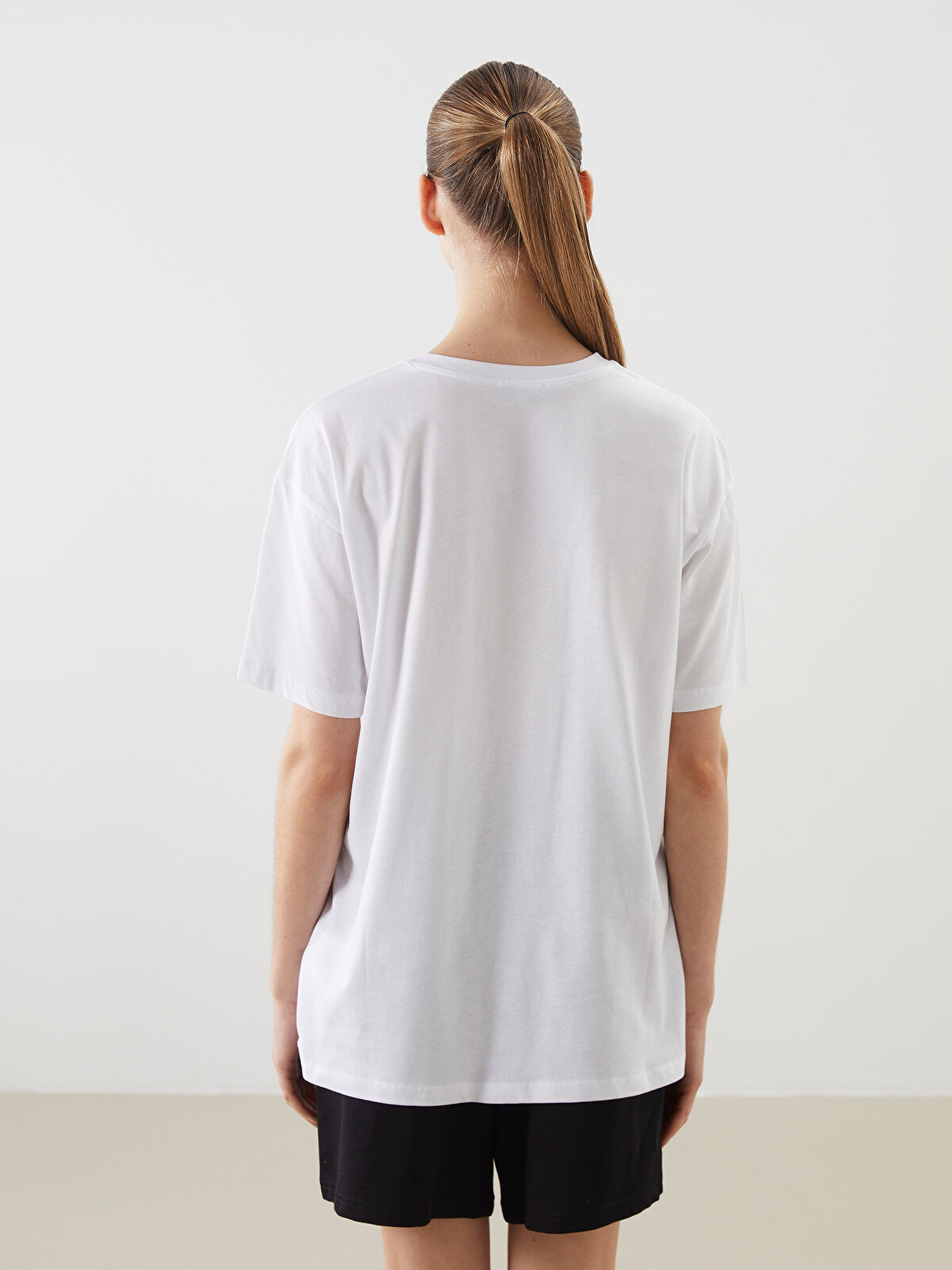 XSIDE Crew Neck New York Printed Women's T-Shirt -S5LO36Z8