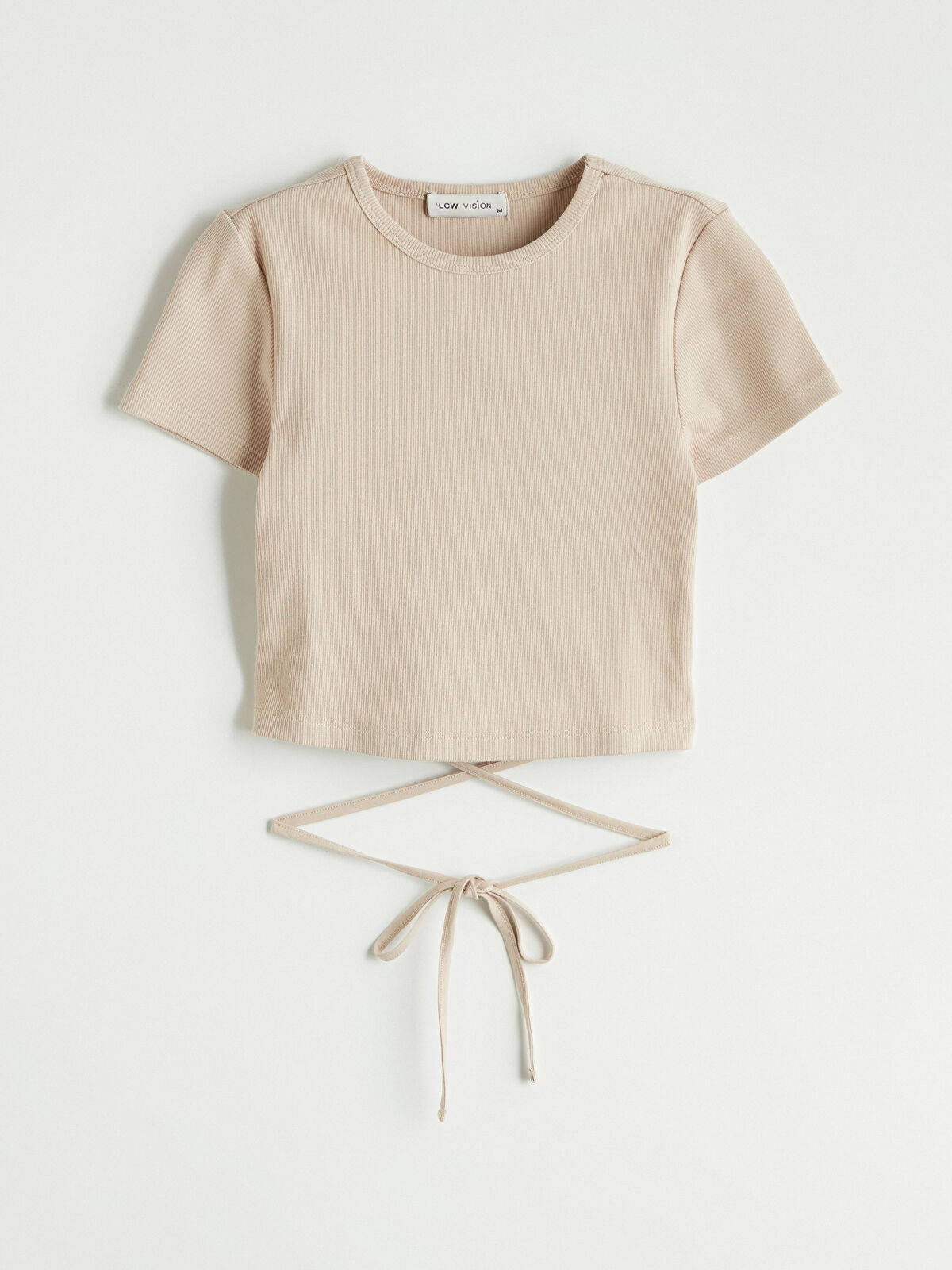 新品未使用 jimwagスキントップス ベージュ XSIDE Woman BEIGE T-Shirt -S5LT58Z8-FF7 - LC Waikiki