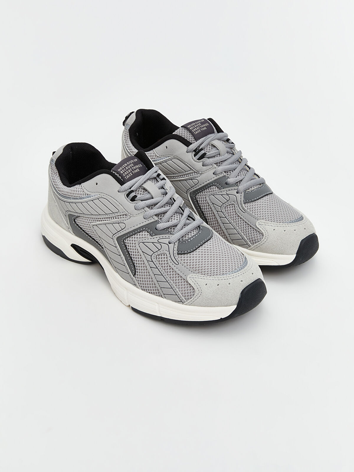 XSIDE Gri Bağcıklı Erkek Spor Ayakkabı - S5MB90Z8-CWL | LCW