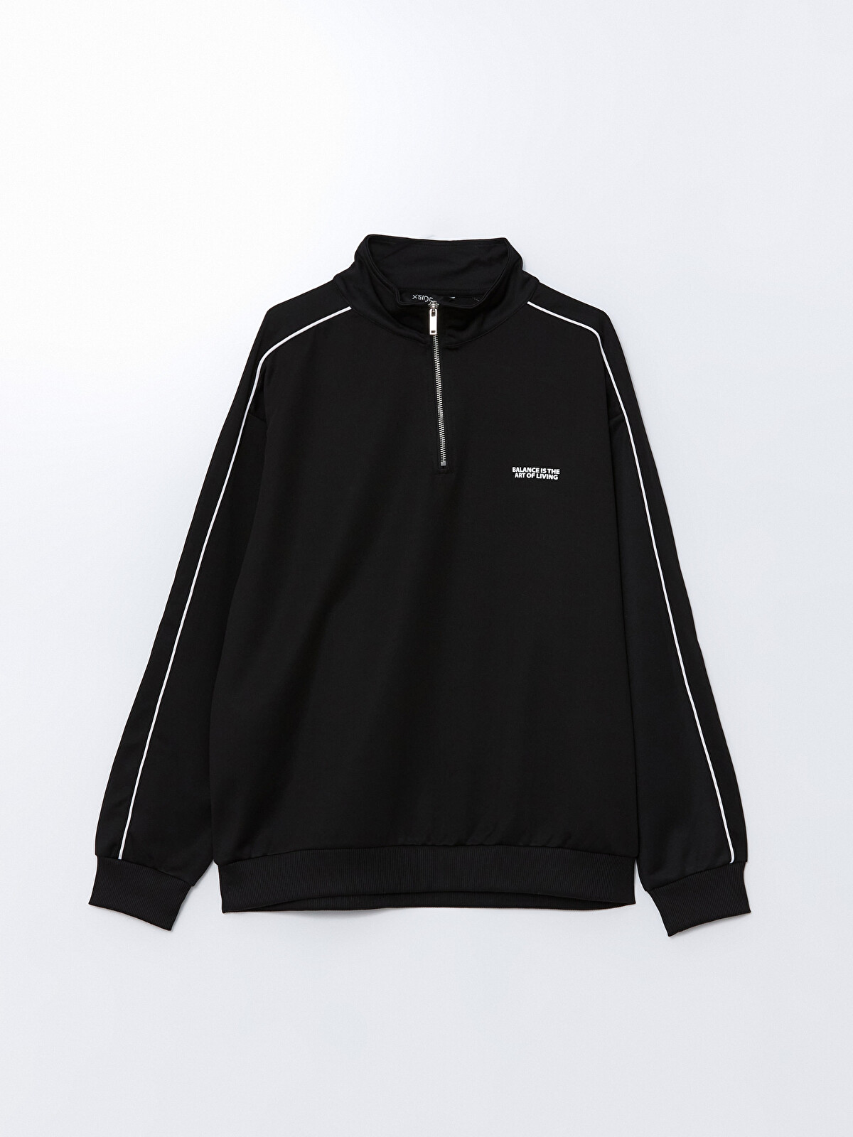 XSIDE Dik Yaka Uzun Kollu Baskılı Erkek Sweatshirt - S5MC84Z8-CVL