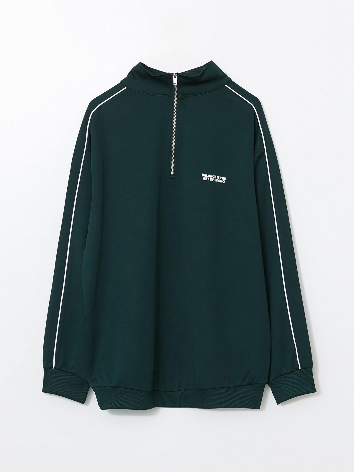 XSIDE Dik Yaka Uzun Kollu Baskılı Erkek Sweatshirt - S5MC84Z8-HHQ
