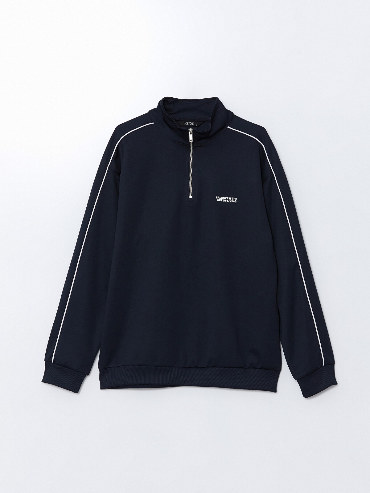 XSIDE Dik Yaka Uzun Kollu Baskılı Erkek Sweatshirt - S5MC84Z8-YRV