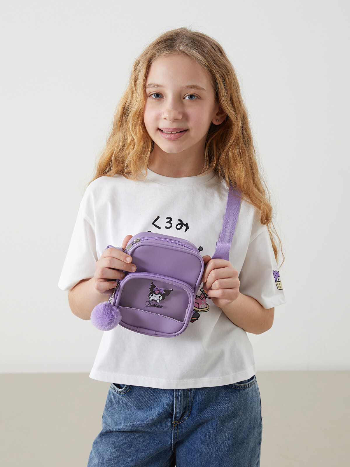 LCW ACCESSORIES Kuromi Baskılı Kız Çocuk Omuz Çantası - S5N876Z4