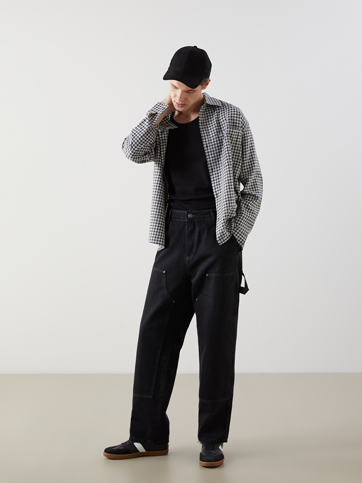 XSIDE Standard Fit Twill Men's Trousers - S5NA42Z8-RQL | LC Waikiki