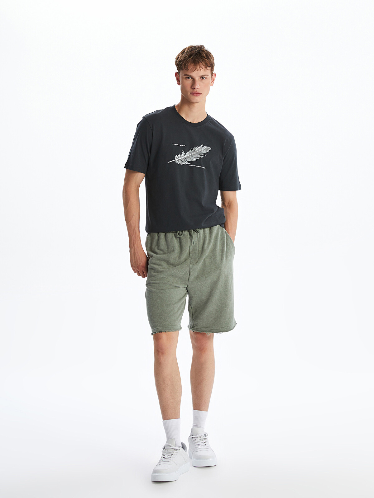 「RT-193552」 XSIDE Pantaloni Scurți Pentru Bărbați Cu Croială Relaxată