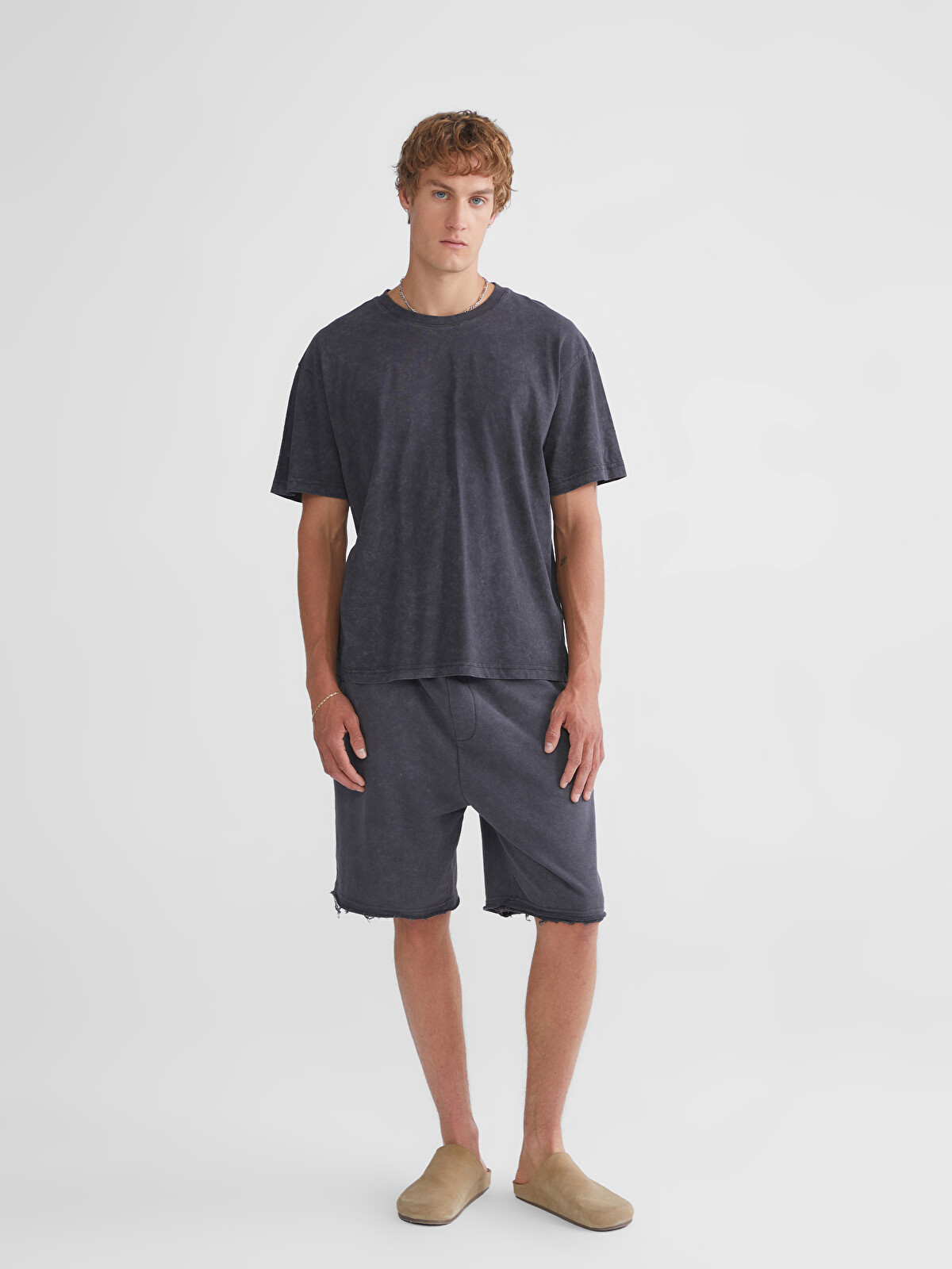 XSIDE Relaxed Fit Men's Shorts - S5OA86Z8-HGG | LC Waikiki