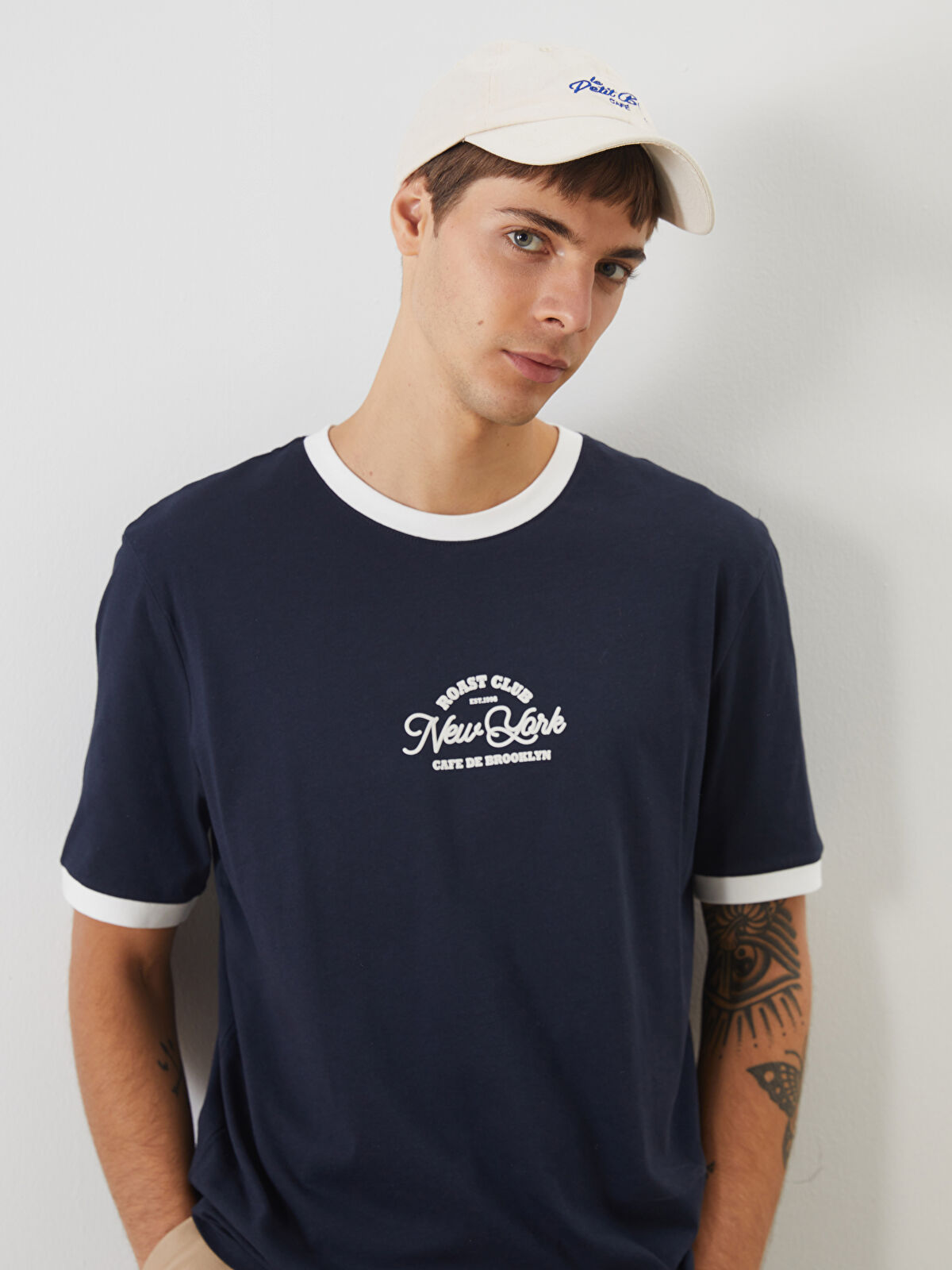 Tシャツ・カットソー RAKKI SS25 Polo shirts (MERCEDES300 CAFFE) XSIDE Crew Neck Printed Jersey Men's T-Shirt -S5OH65Z8-YRV