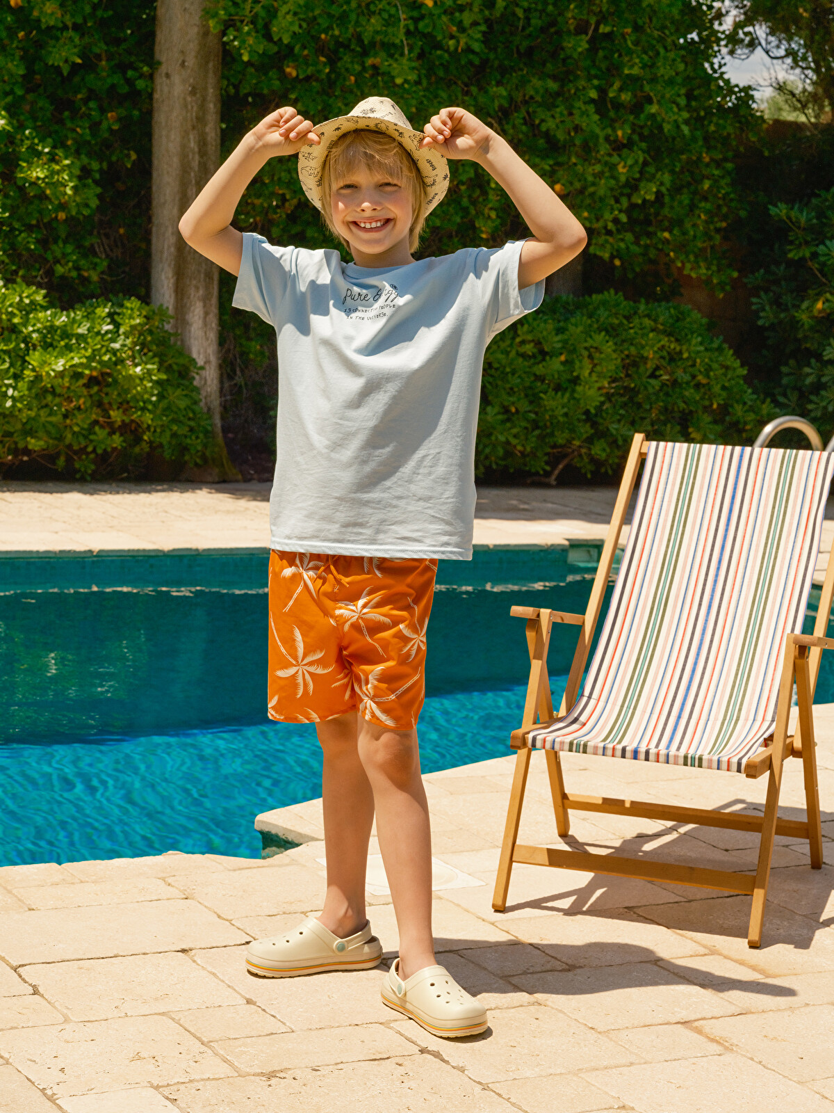 LCW Kids Boys' Swimming Shorts with Elasticated Waist - S5OJ81Z4