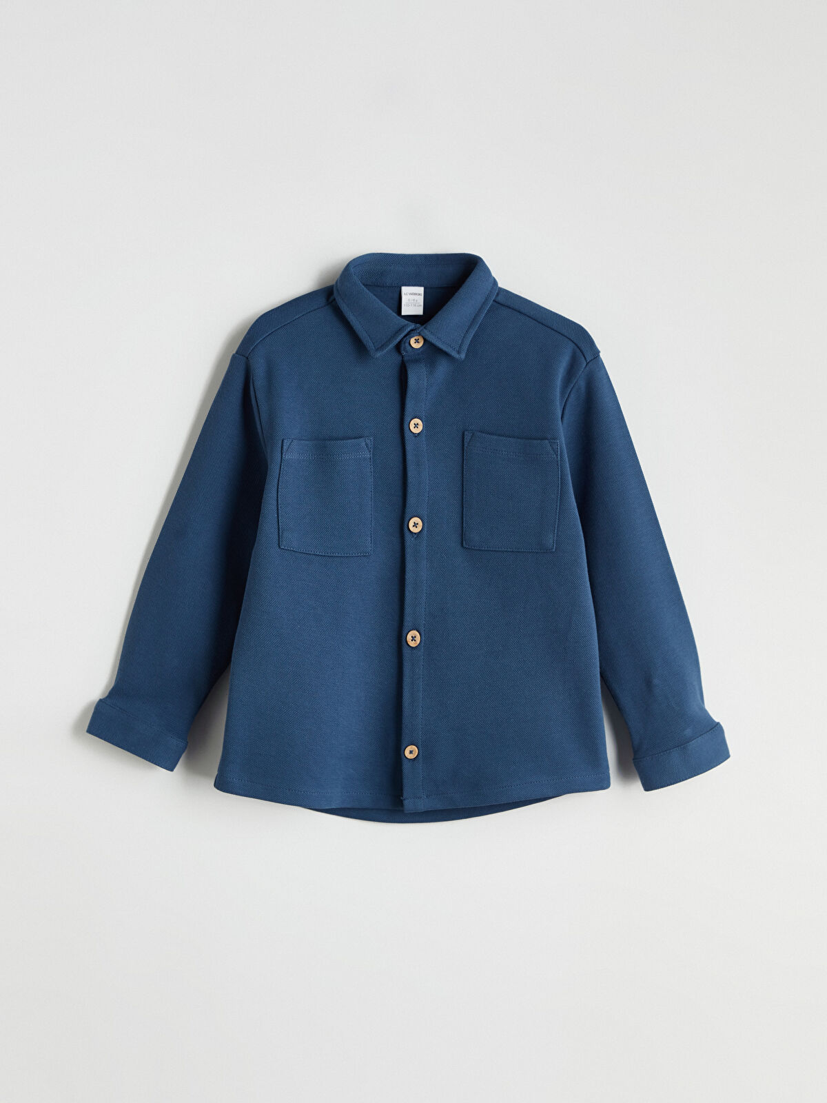 LCW Kids Cepli Basic Erkek Çocuk Gömlek
