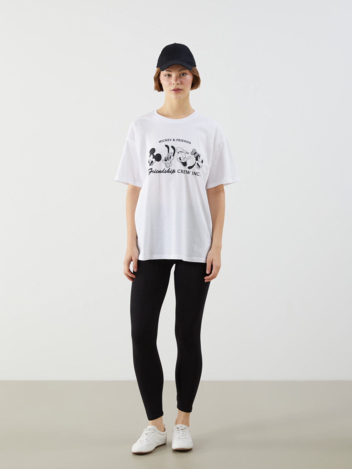 XSIDE Woman White T-Shirt - S5OY40Z8-Q6K | LC Waikiki