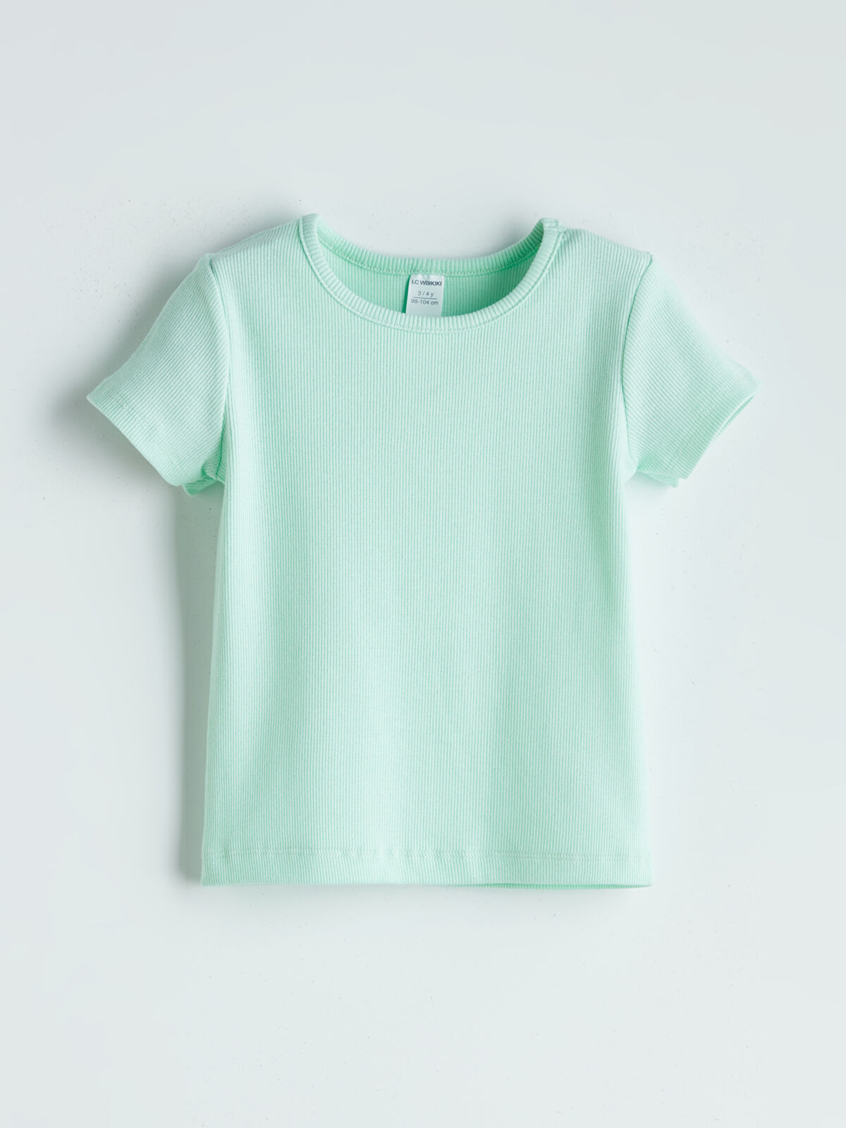 LCW Kids Crew Neck Basic Girls' T-Shirt 3-Pack -S5P819Z1-FQ0