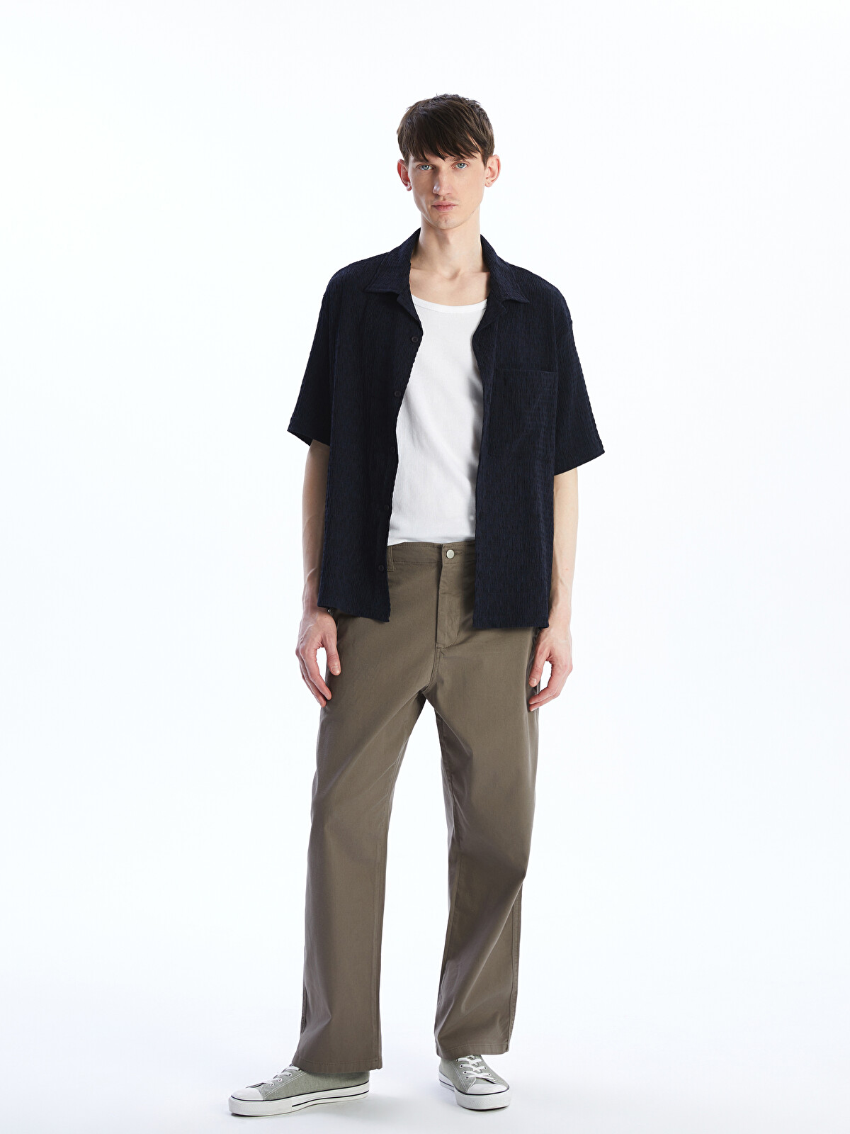 XSIDE Rahat Kalıp Gabardin Erkek Pantolon - S5P999Z8-YCT | LCW