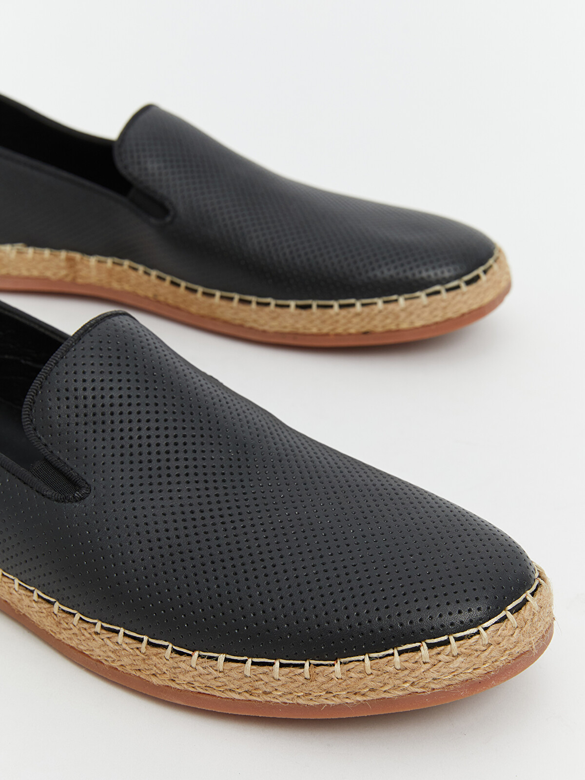 KOOR Siyah Hasır Tabanlı Erkek Loafer Ayakkabı - S5PG26Z8-HUC | LCW