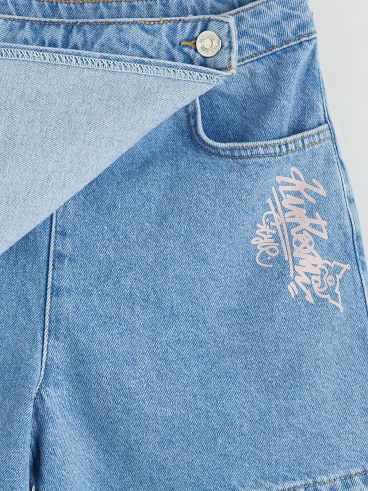 LCW Kids Fustă Pantaloni din Denim Imprimată Kuromi pentru Fete