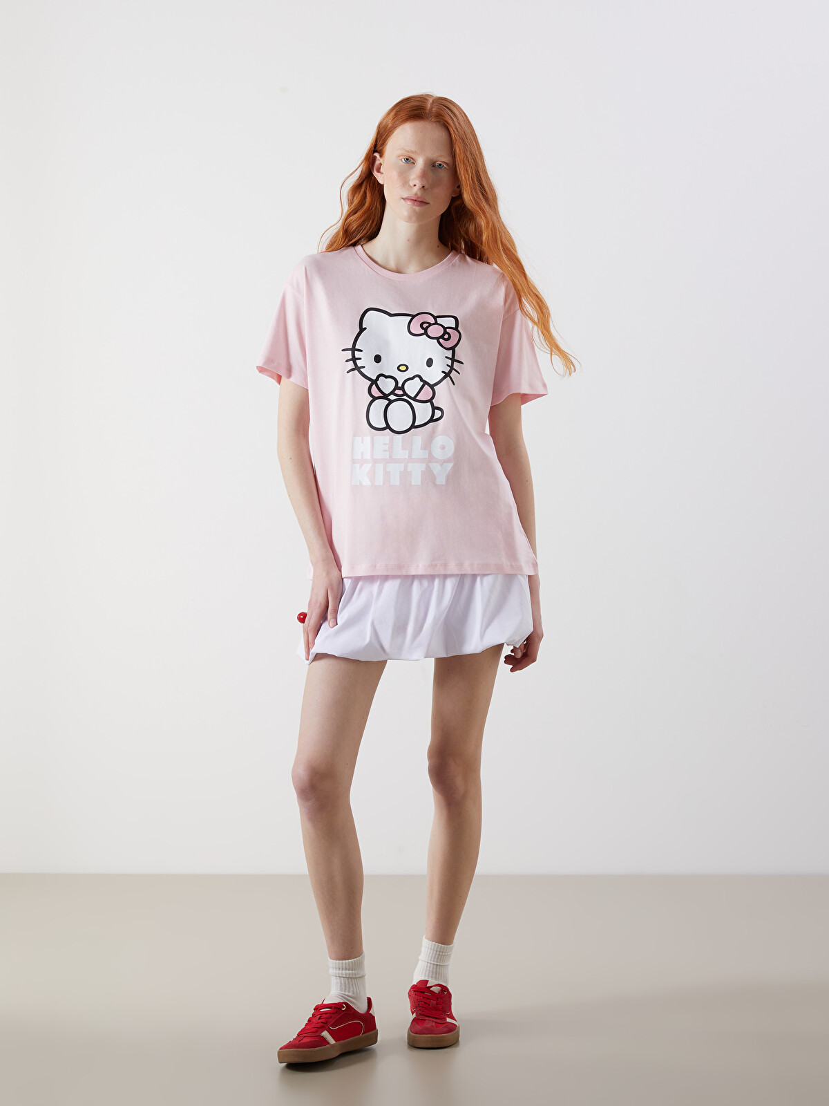 XSIDE Crew Neck Hello Kitty Licensed Women's T-Shirt - S5PJ43Z8