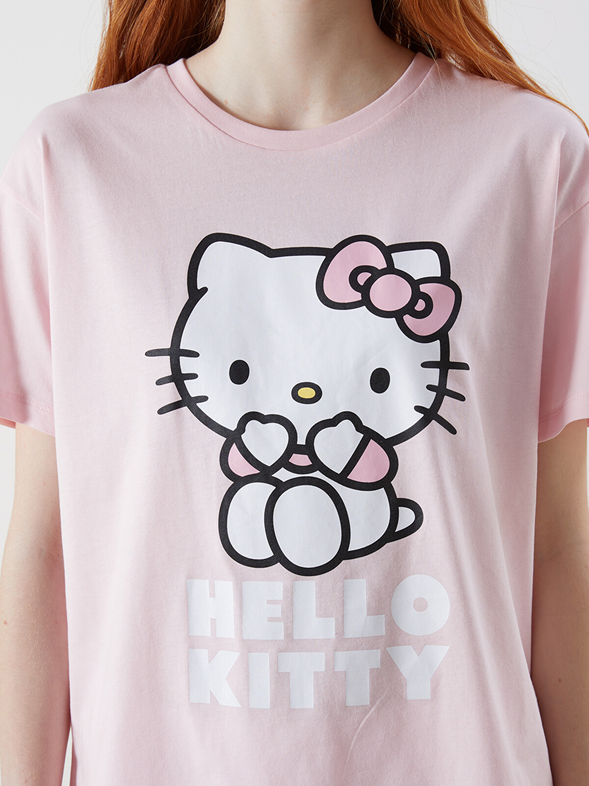 XSIDE Crew Neck Hello Kitty Licensed Women's T-shirt - S5PJ43Z8