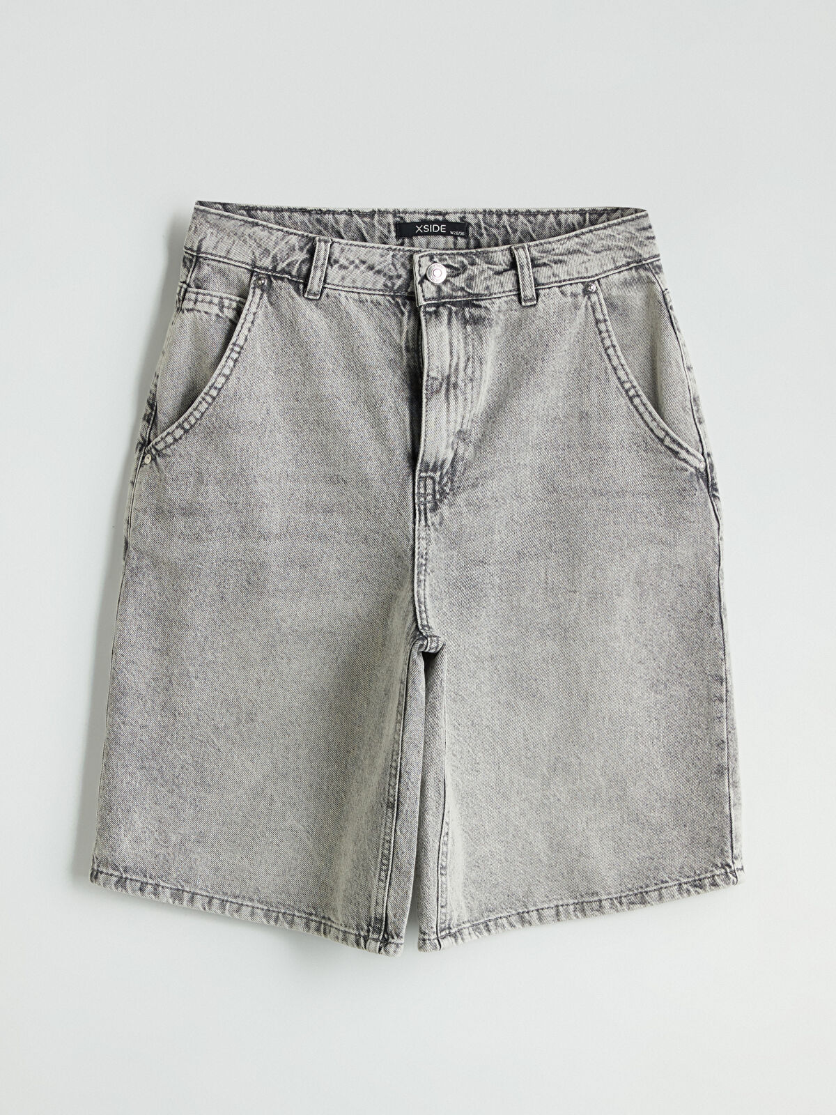 XSIDE Bermuda Fit Women's Denim Shorts -S5PJ47Z8-CSW - LC