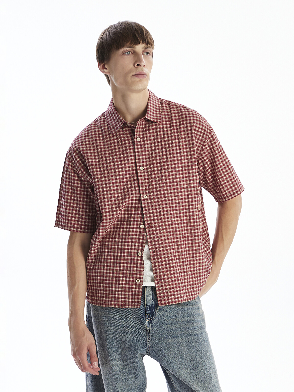 lpa dress shirt LPA Dress Shirt with Waist Tie in Champagne Beige