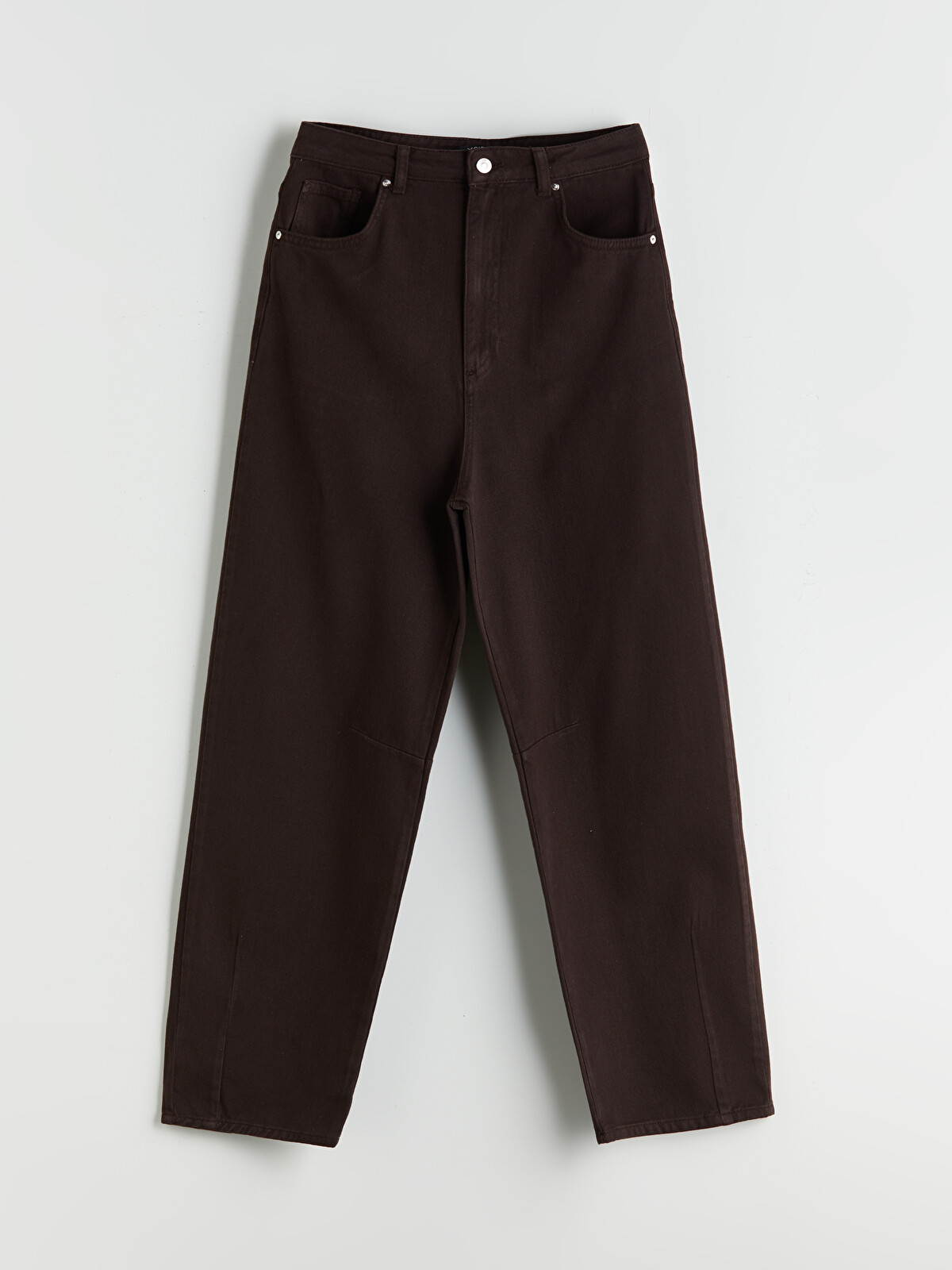 XSIDE Kahverengi Baggy Fit Kadın Jean Pantolon - S5Q391Z8-ZM3 | LCW