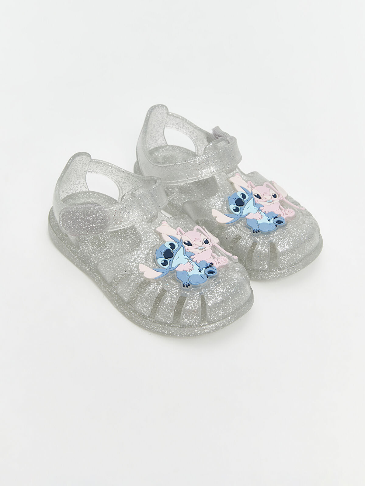 LCW STEPS Lilo ve Stitch Baskılı Kız Bebek Plaj Sandaleti