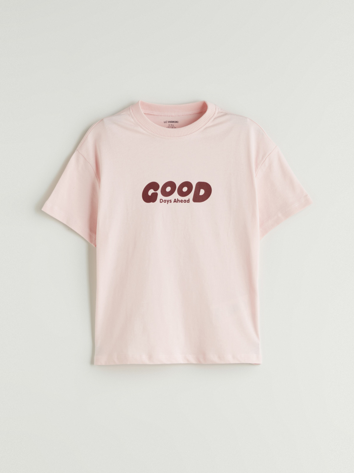 LCW Kids Crew Neck Printed Boys' T-shirt - S5Q516Z1-G4V | LC Waikiki