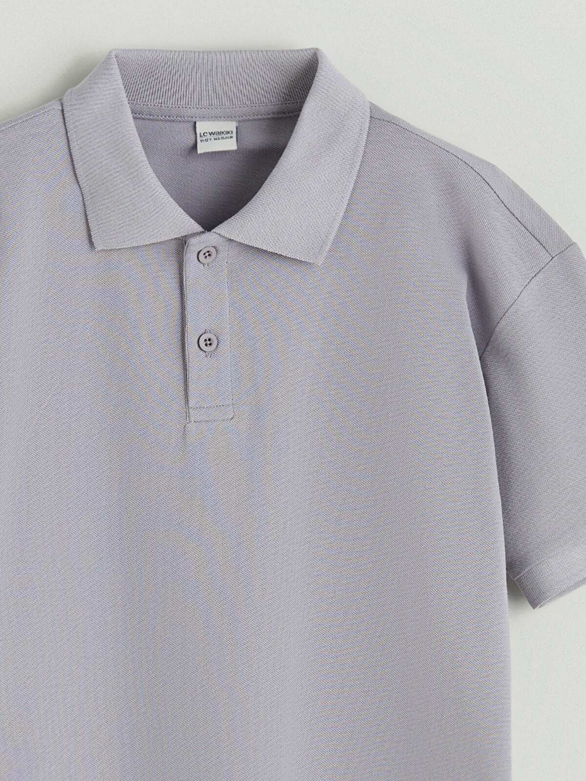 LCW Kids Lila Polo Yaka Erkek Çocuk Tişört - S5Q999Z4-LXV | LCW