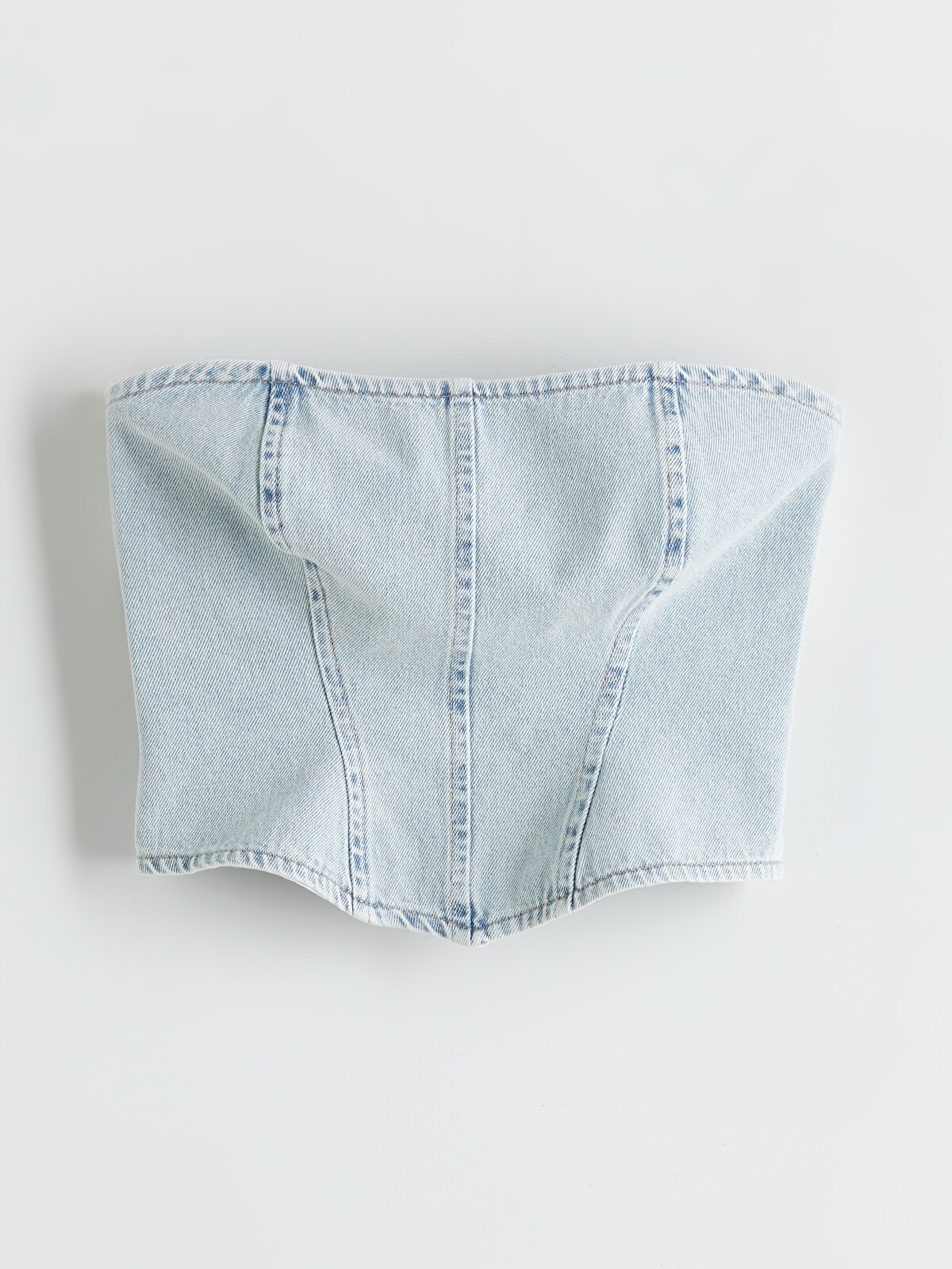 XSIDE Straplez Yaka Jean Crop - S5QB89Z8-VYD | LC Waikiki