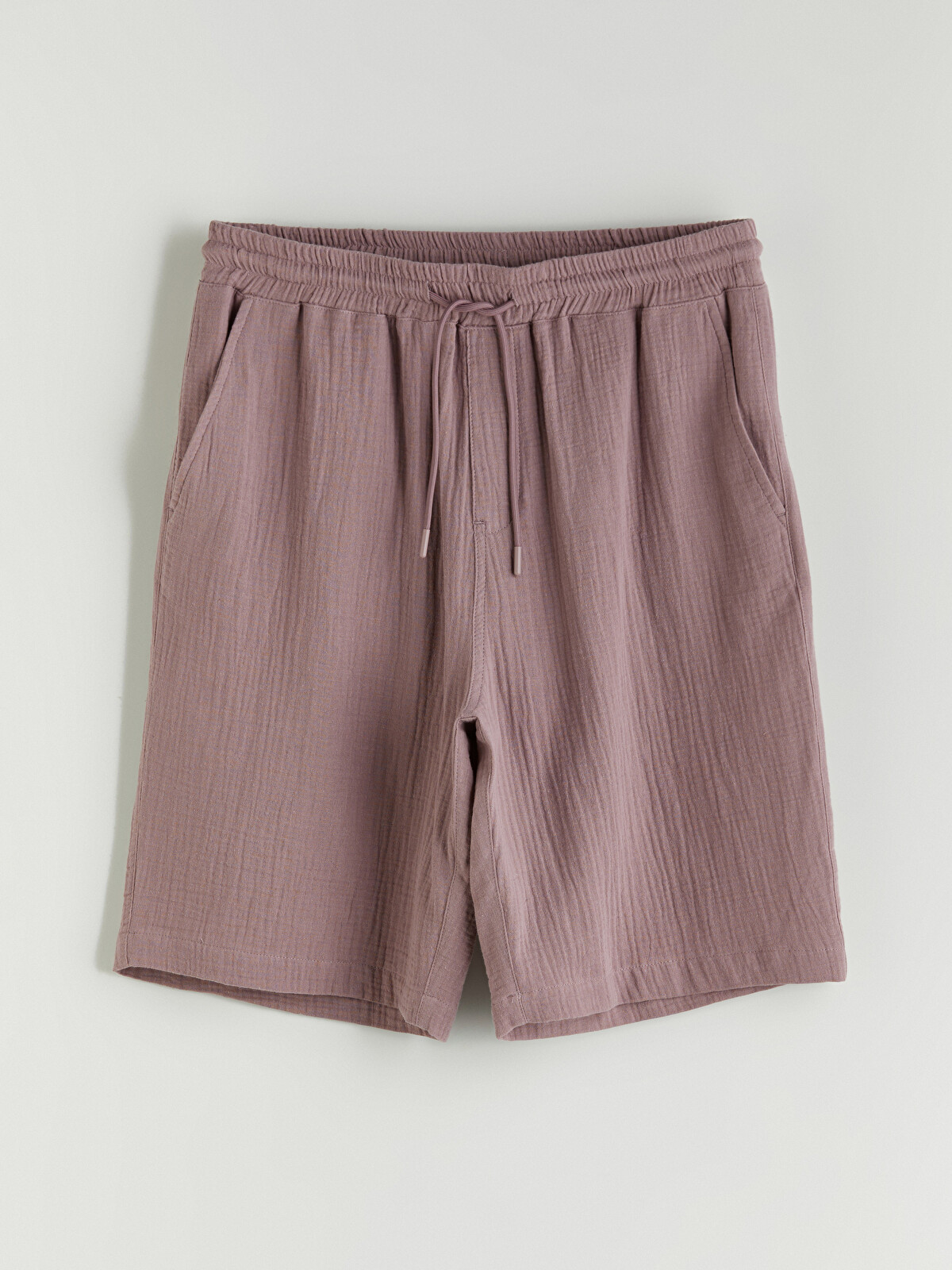 XSIDE Baggy Fit Men's Muslin Shorts - S5QD40Z8-H0J | LC Waikiki